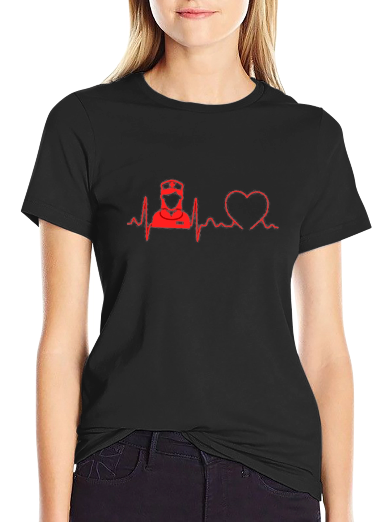 Nurse Heartbeat T-Shirt - Healthcare Love!