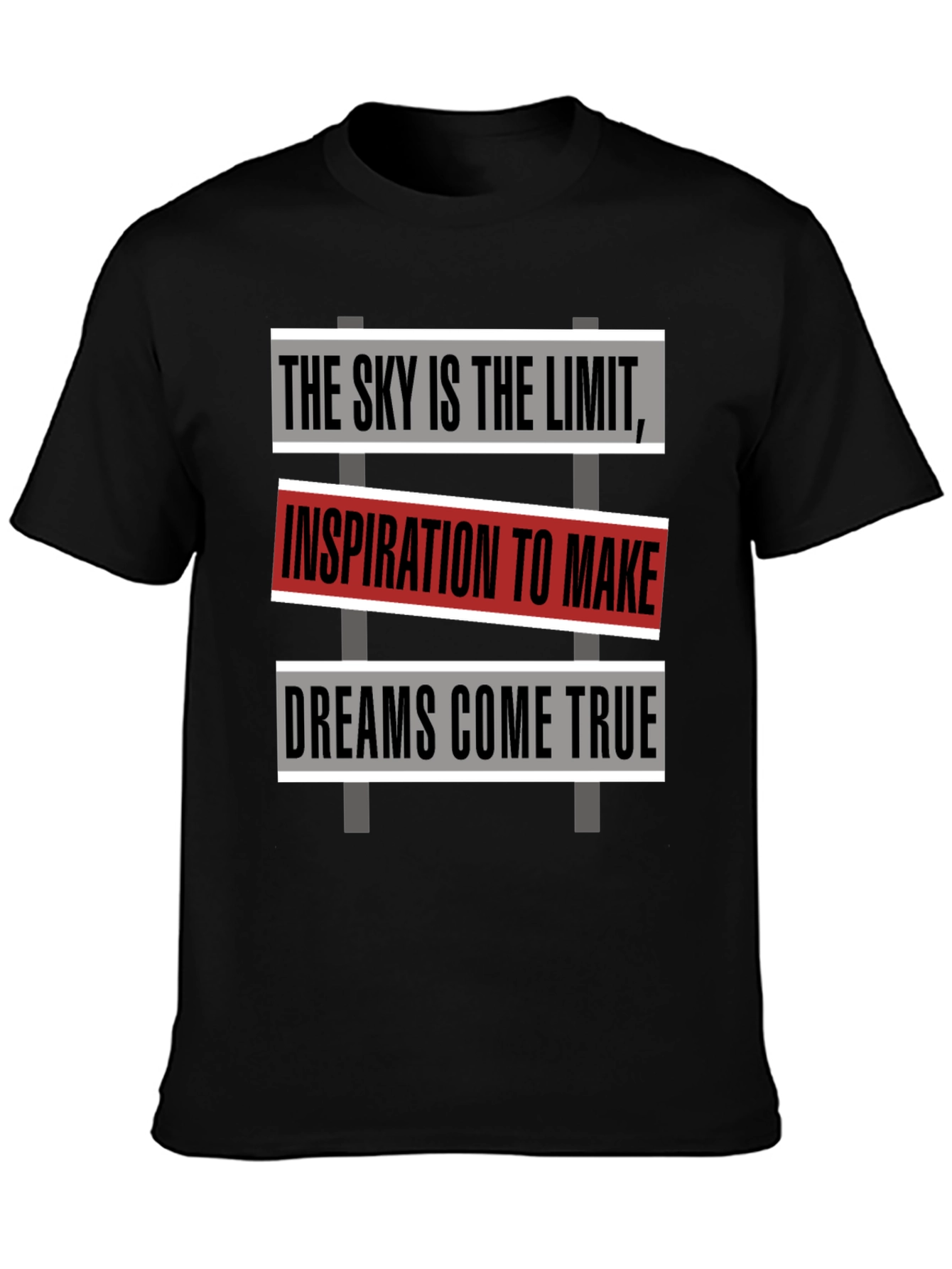 Inspirational Graphic Tee: Skys the Limit T-Shirt