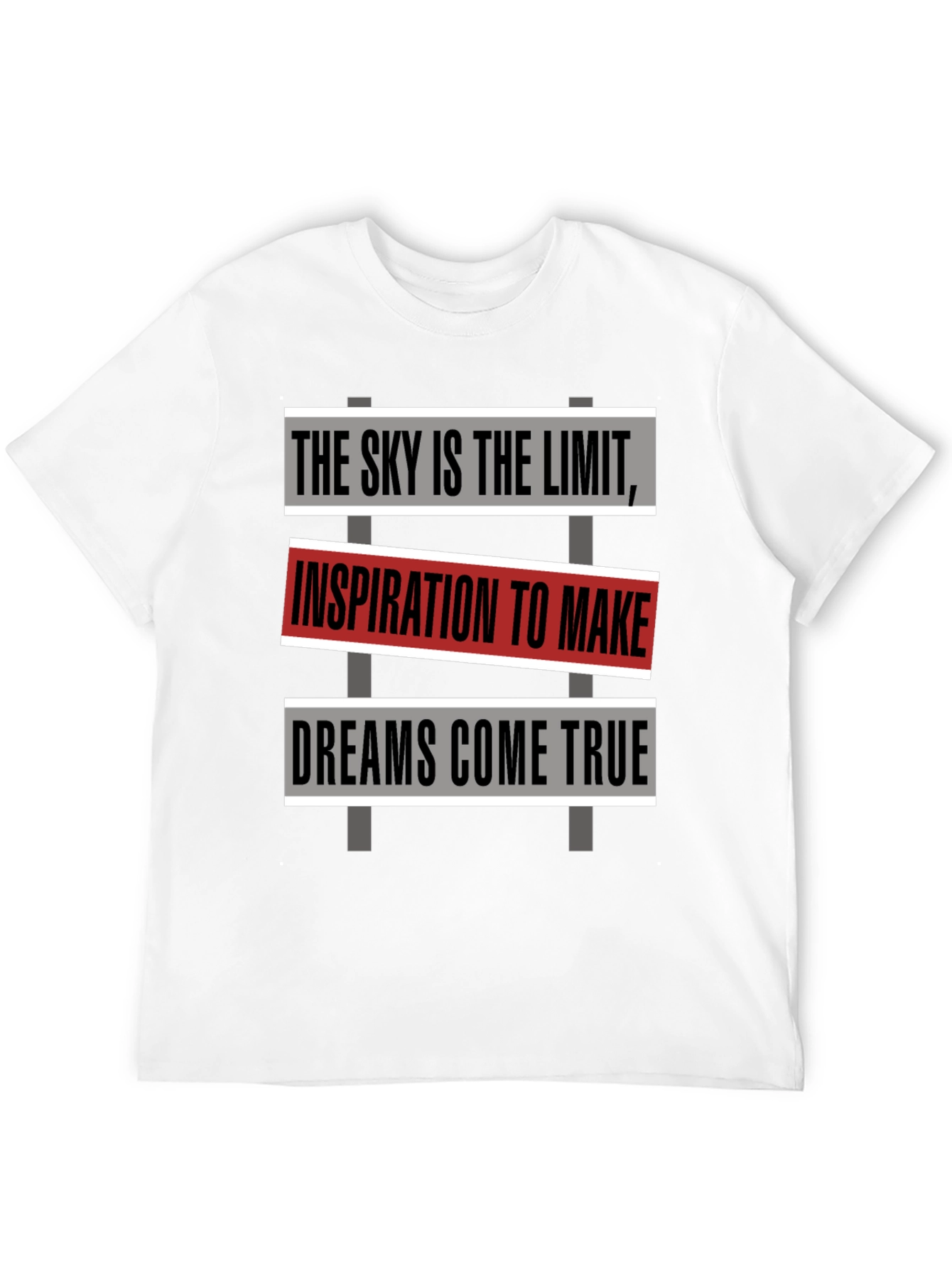 Inspirational Graphic Tee: Skys the Limit T-Shirt