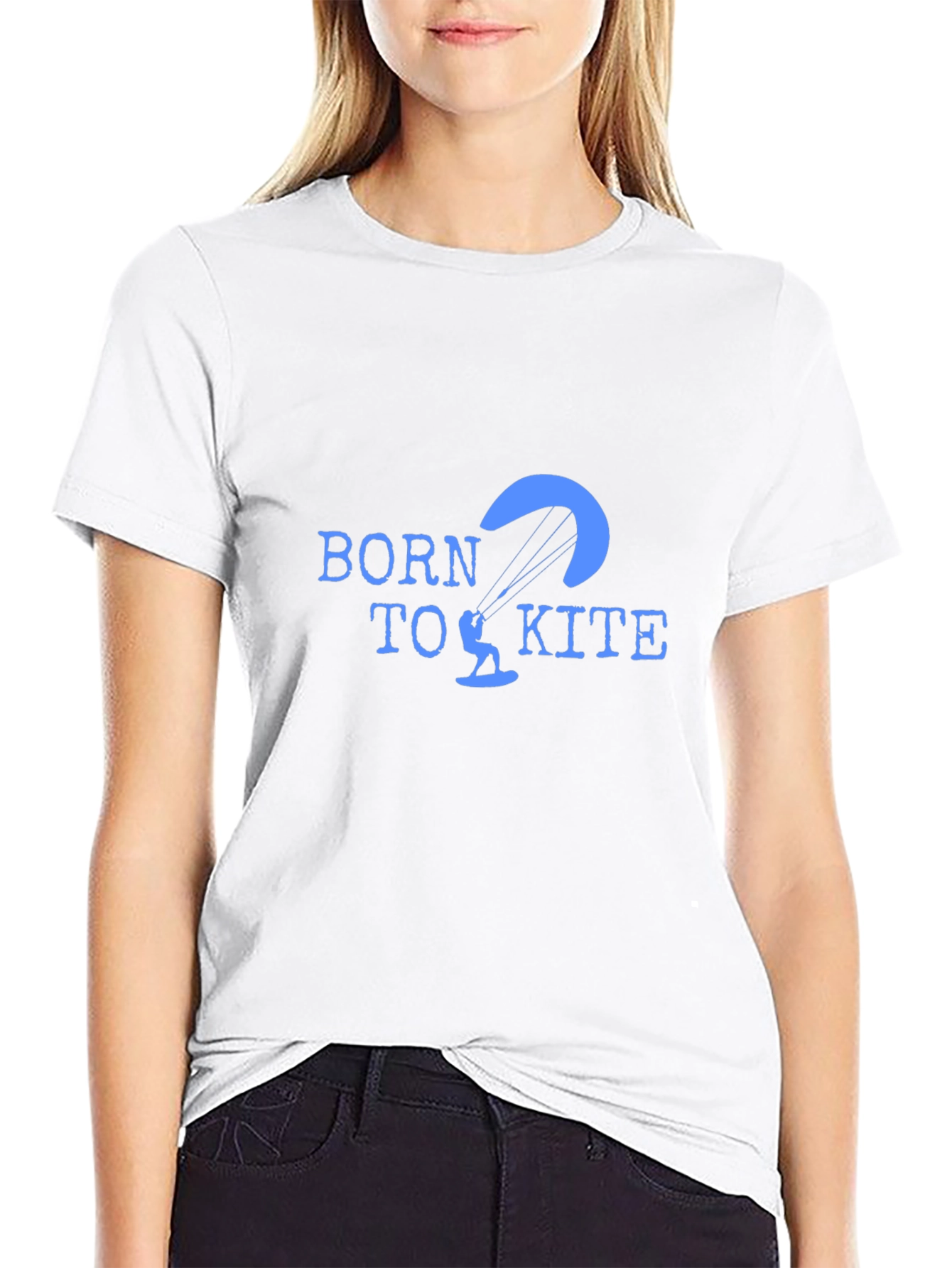 Born to Kite Black T-Shirt