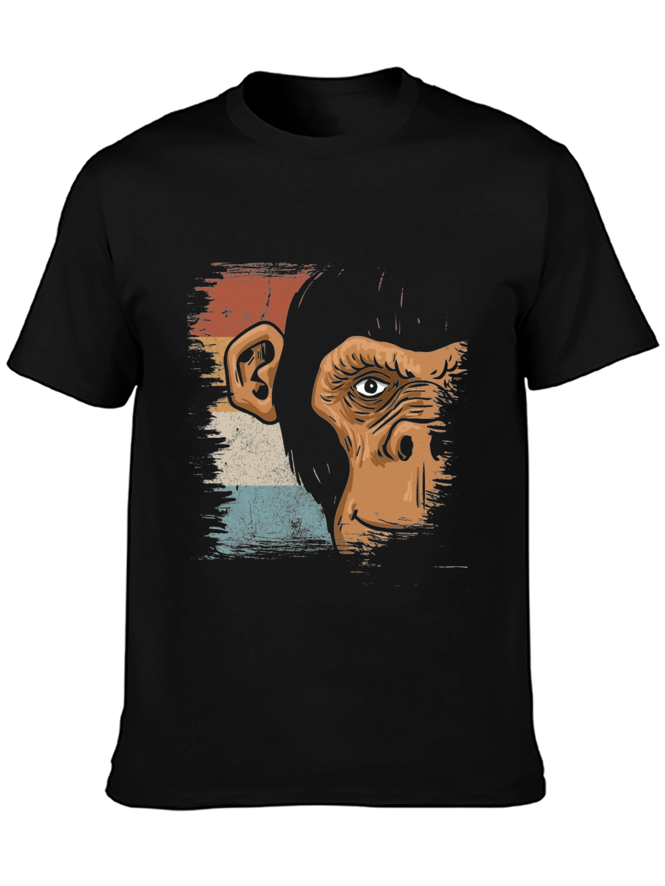 Retro Monkey Graphic T-Shirt - Unisex Cotton Tee