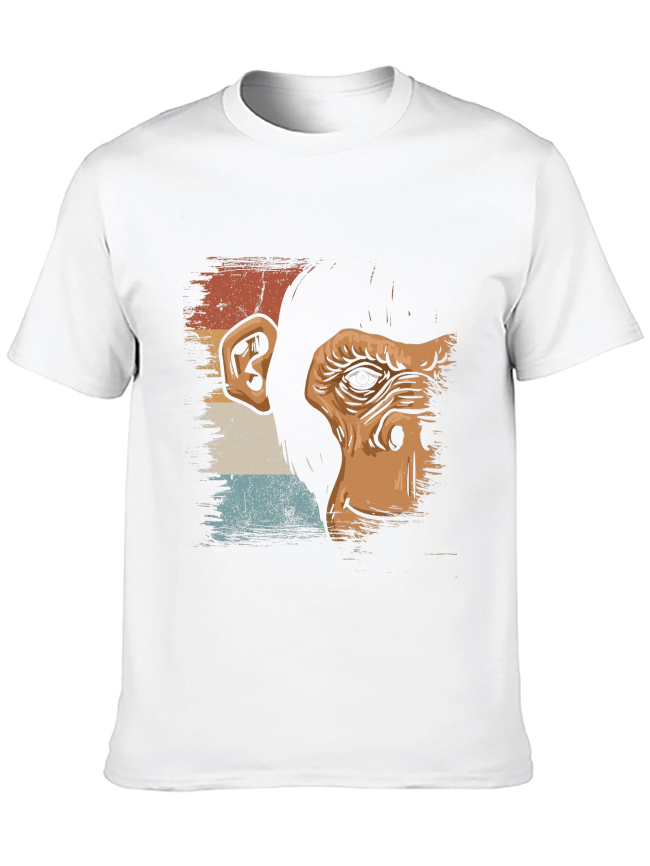 Retro Monkey Graphic T-Shirt - Unisex Cotton Tee