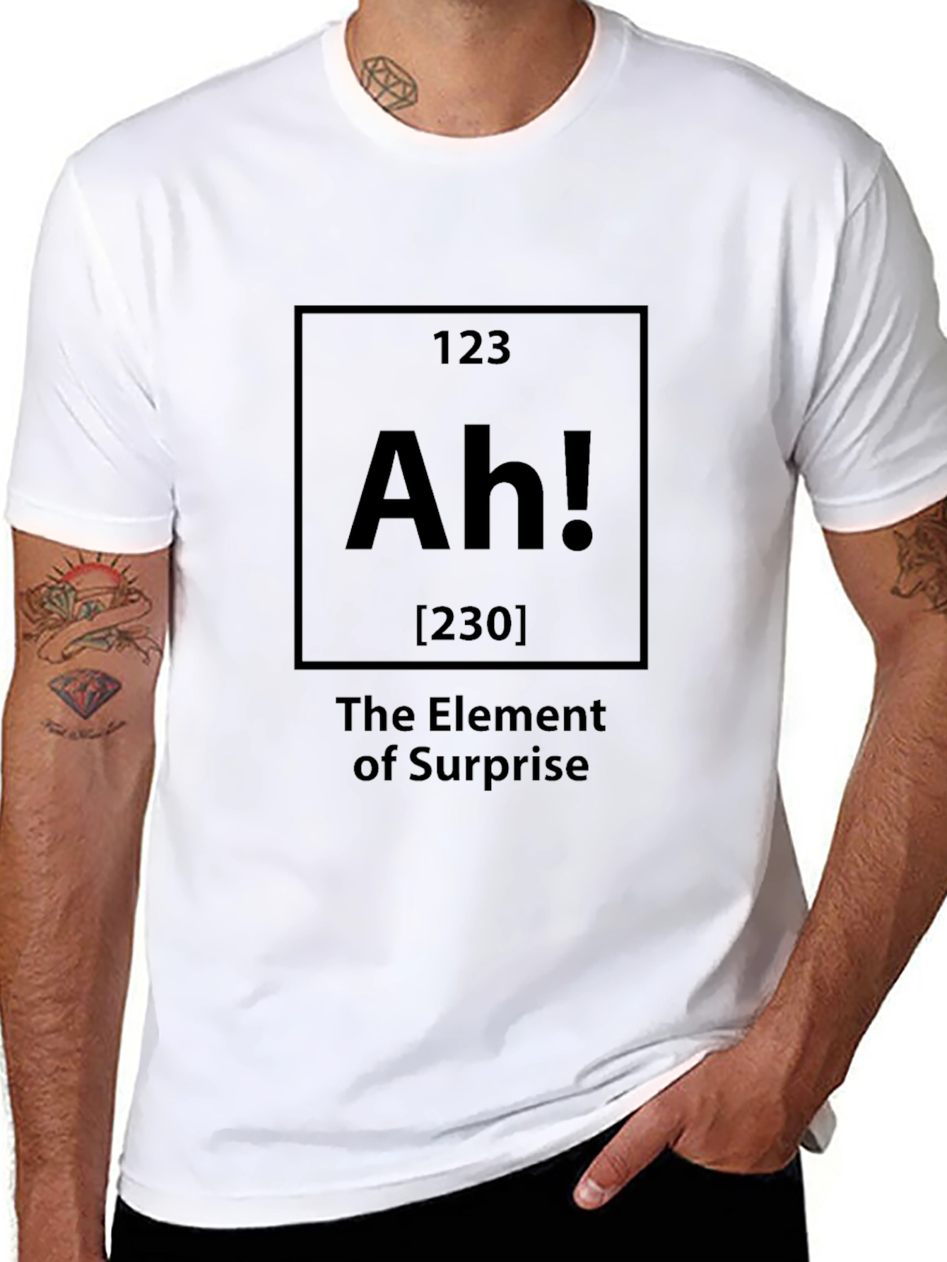 Surprise Element T-Shirt - Ah! Periodic Table Humor