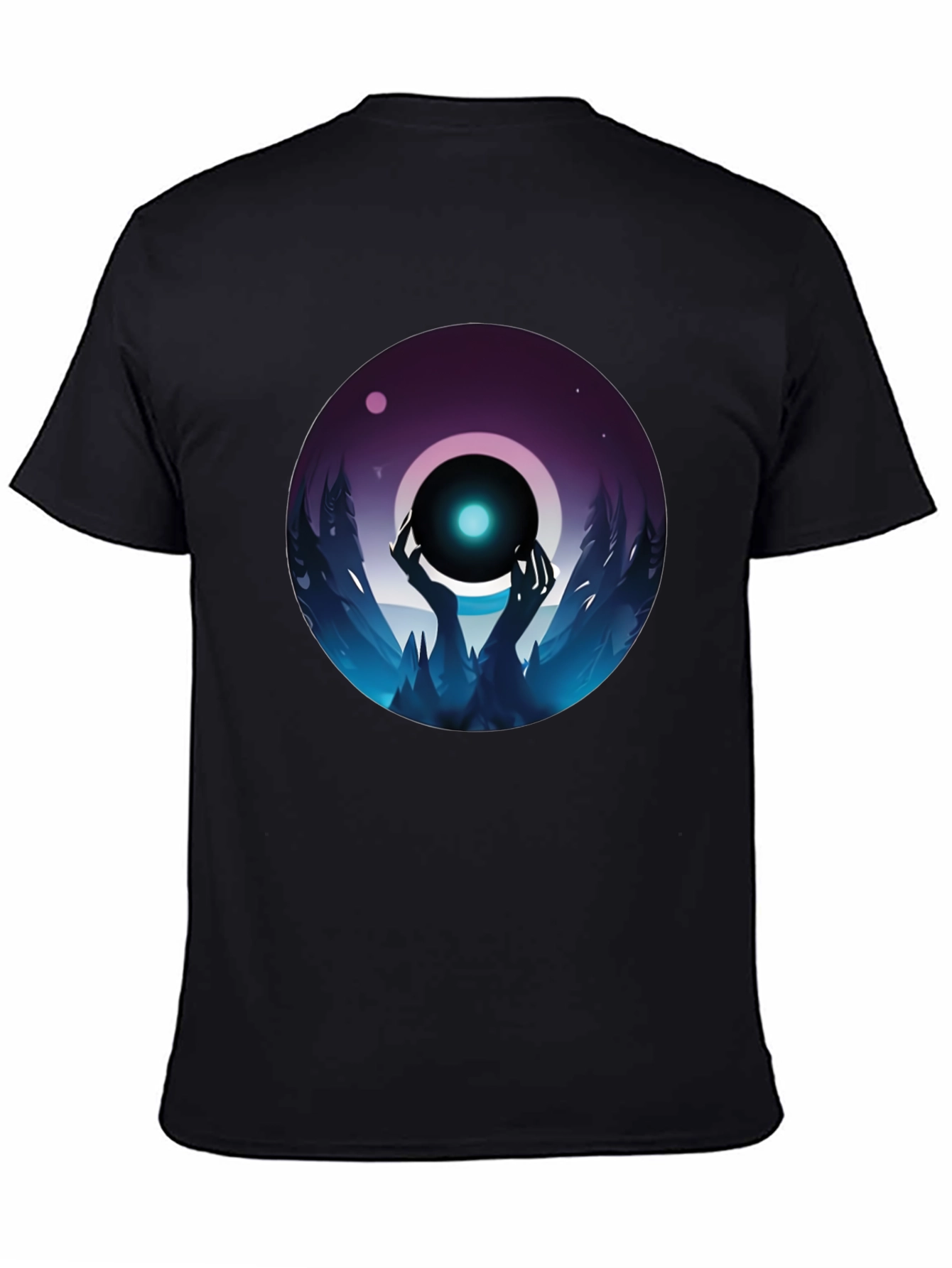 Mystic Orb Graphic Black T-Shirt