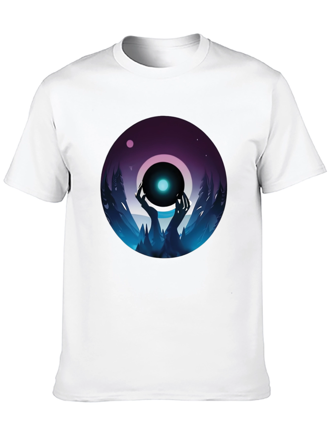 Mystic Orb Graphic Black T-Shirt