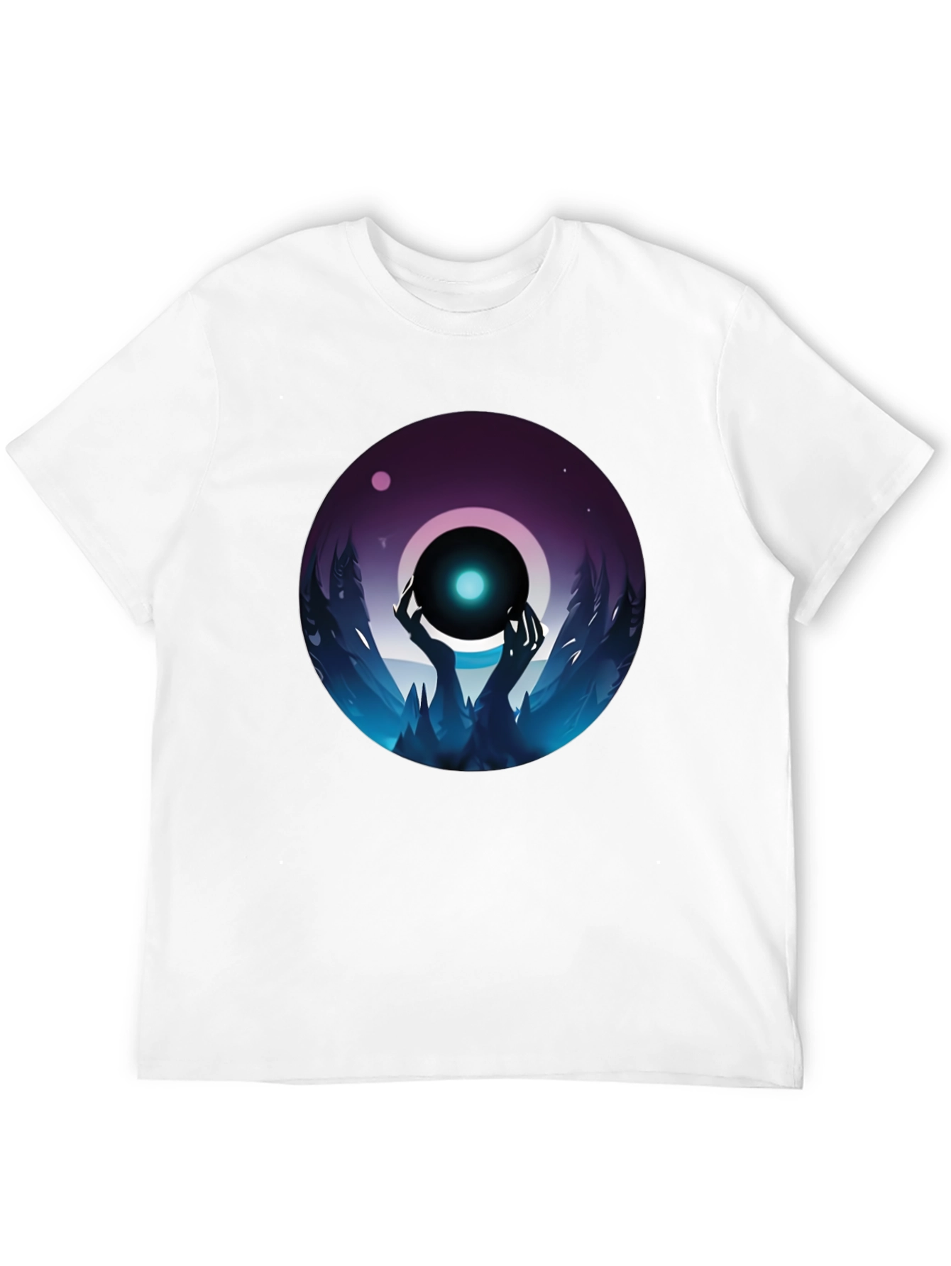 Mystic Orb Graphic Black T-Shirt