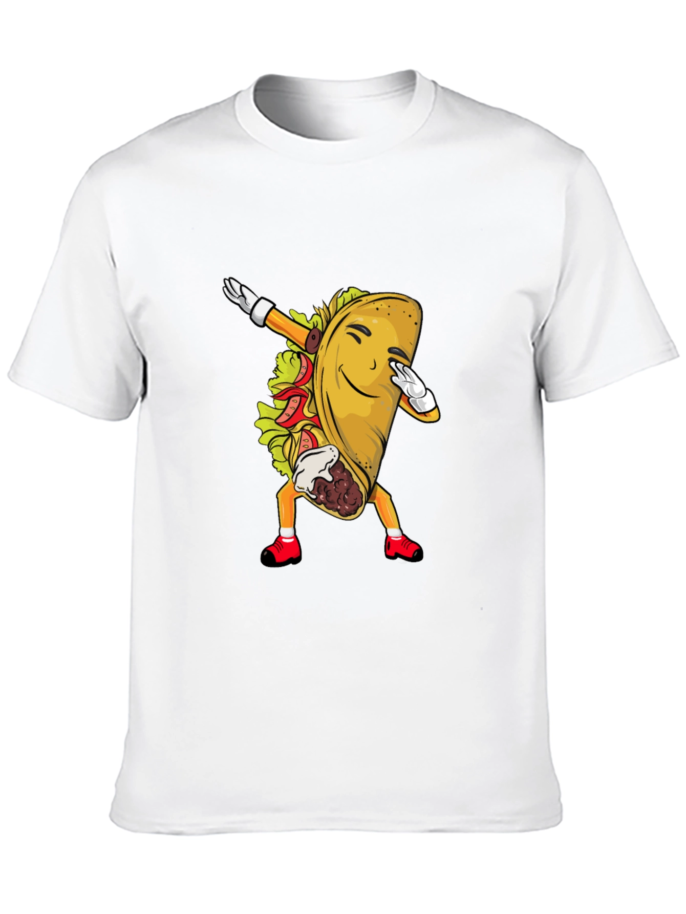 Taco Dabbing Graphic Tee - Fun Food Shirt