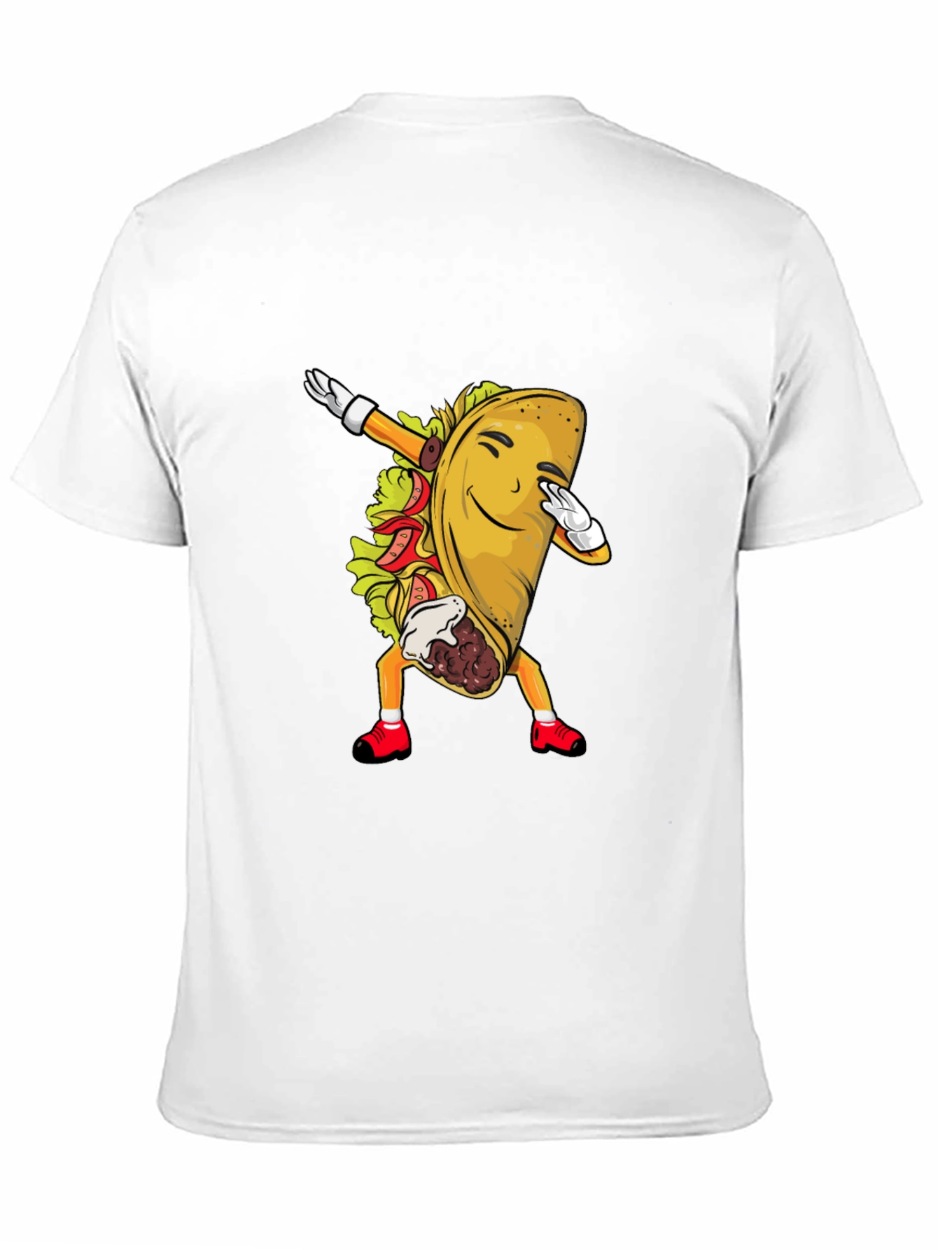 Taco Dabbing Graphic Tee - Fun Food Shirt
