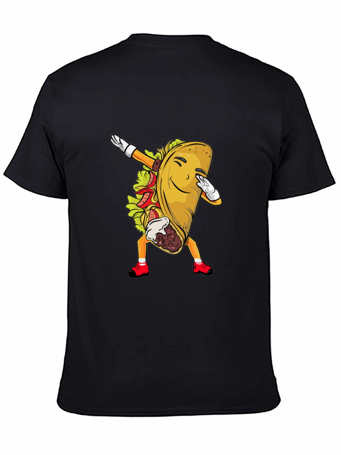 Taco Dabbing Graphic Tee - Fun Food Shirt