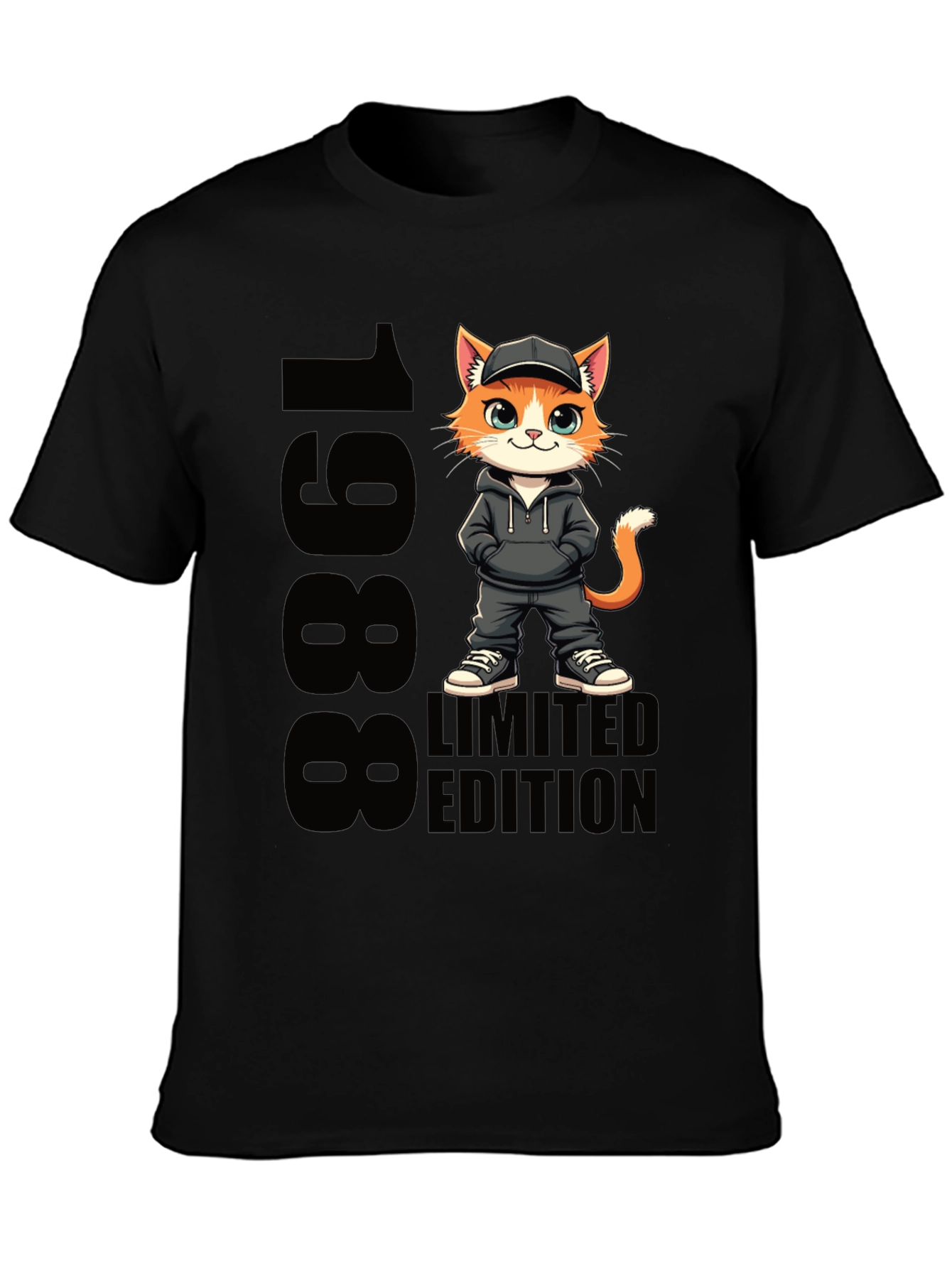 1988 Limited Edition Cartoon Cat T-Shirt