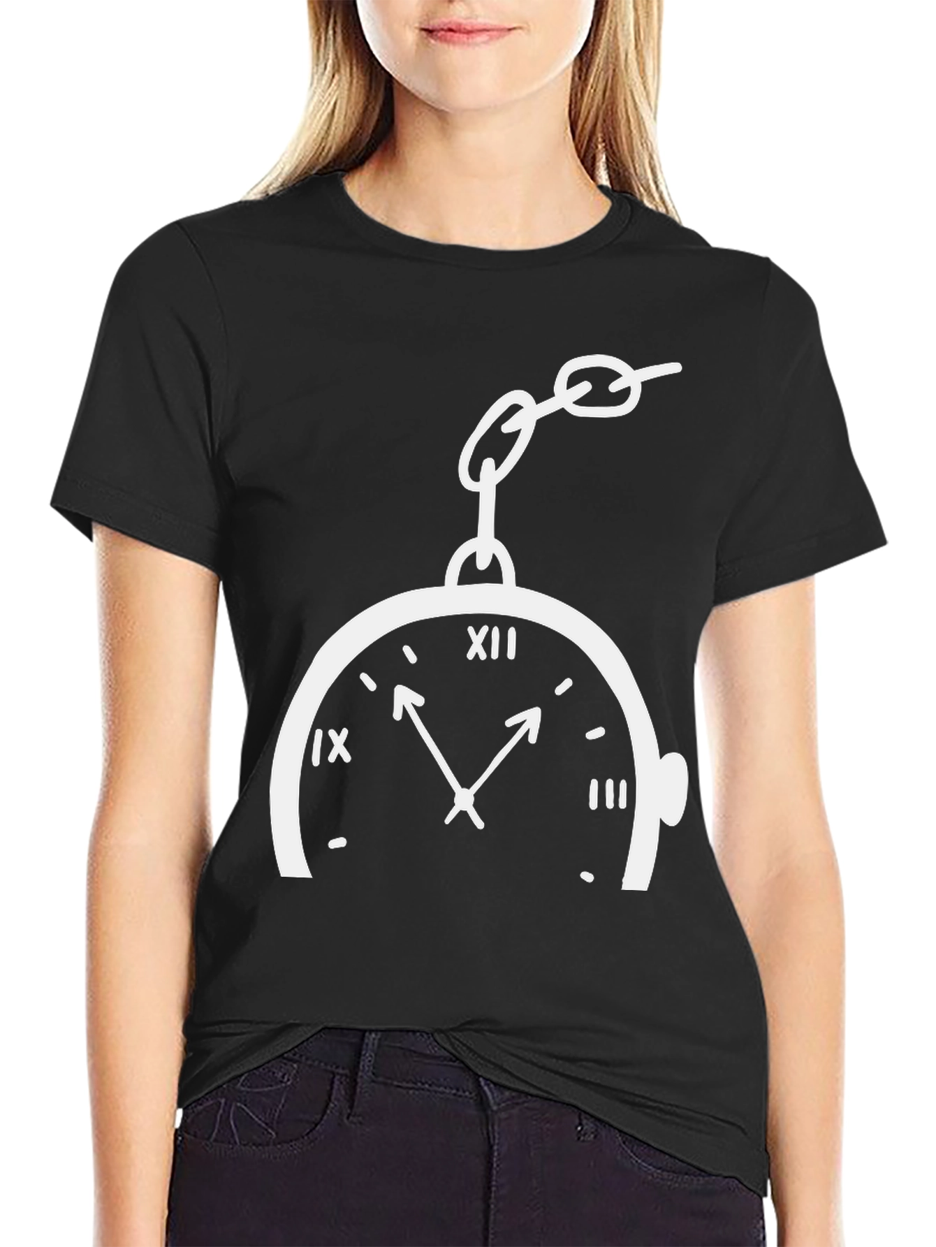 Novelty Pocket Watch Graphic Tee