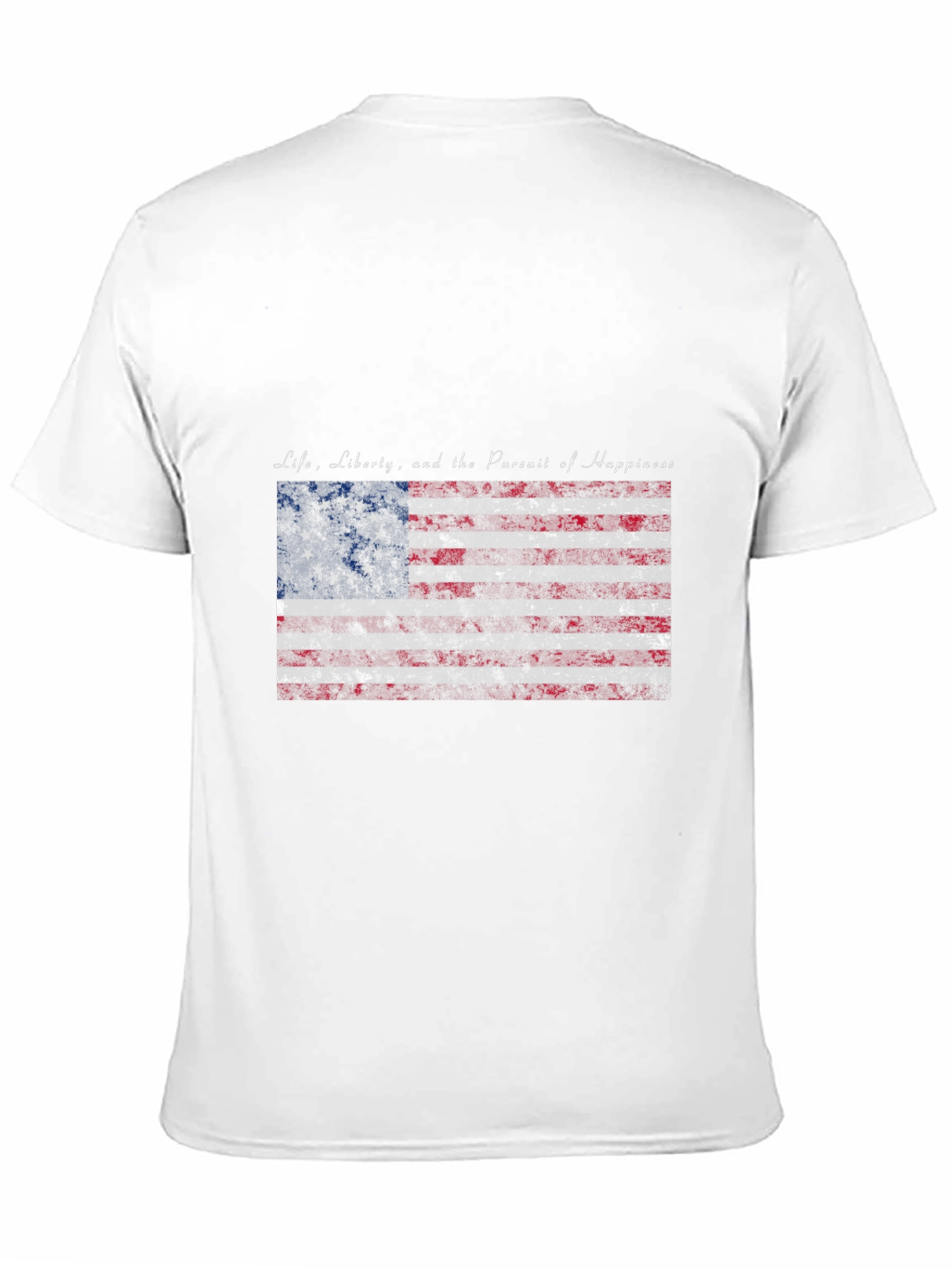 Patriotic USA Flag Life Liberty T-Shirt