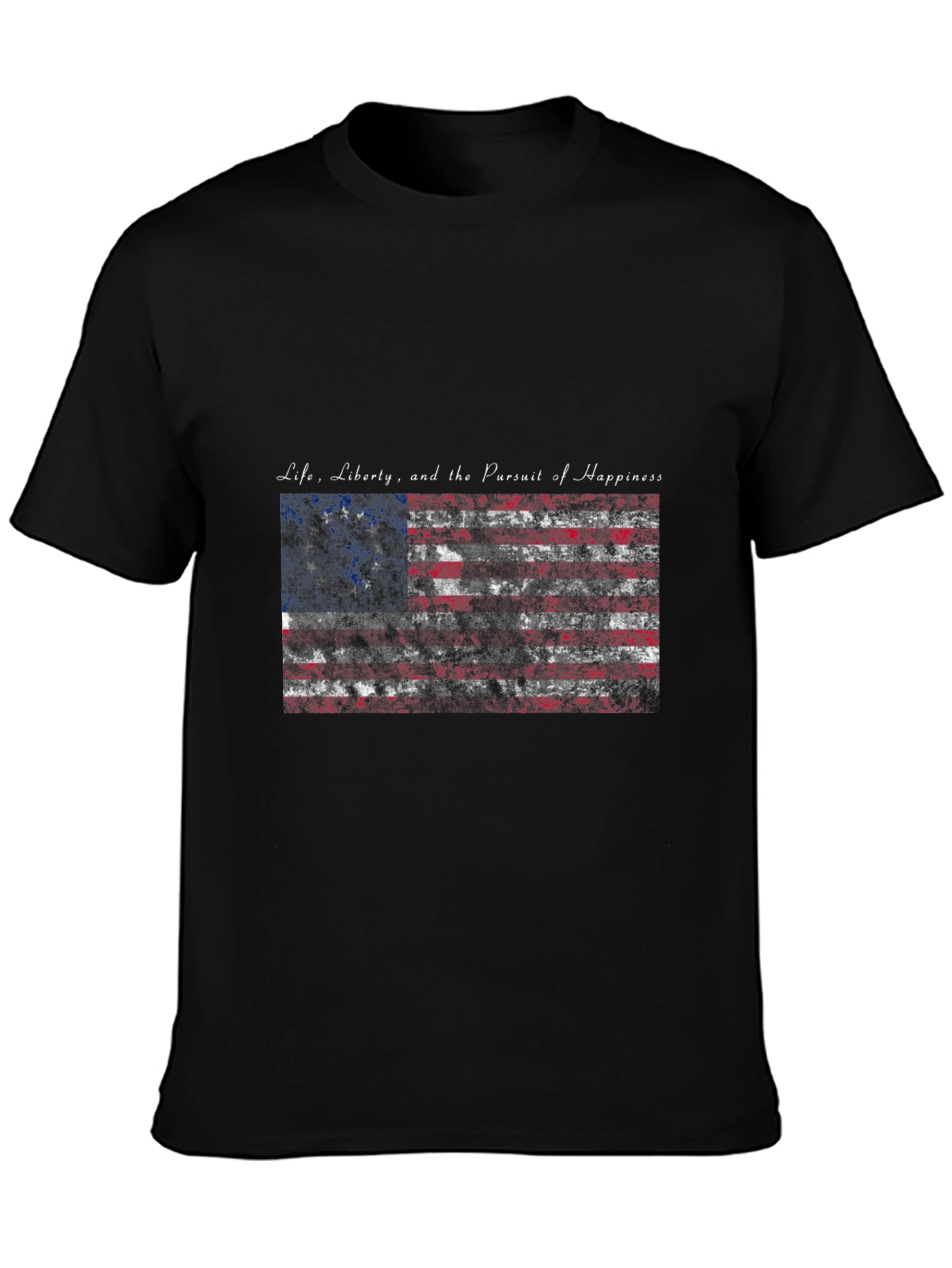 Patriotic USA Flag Life Liberty T-Shirt