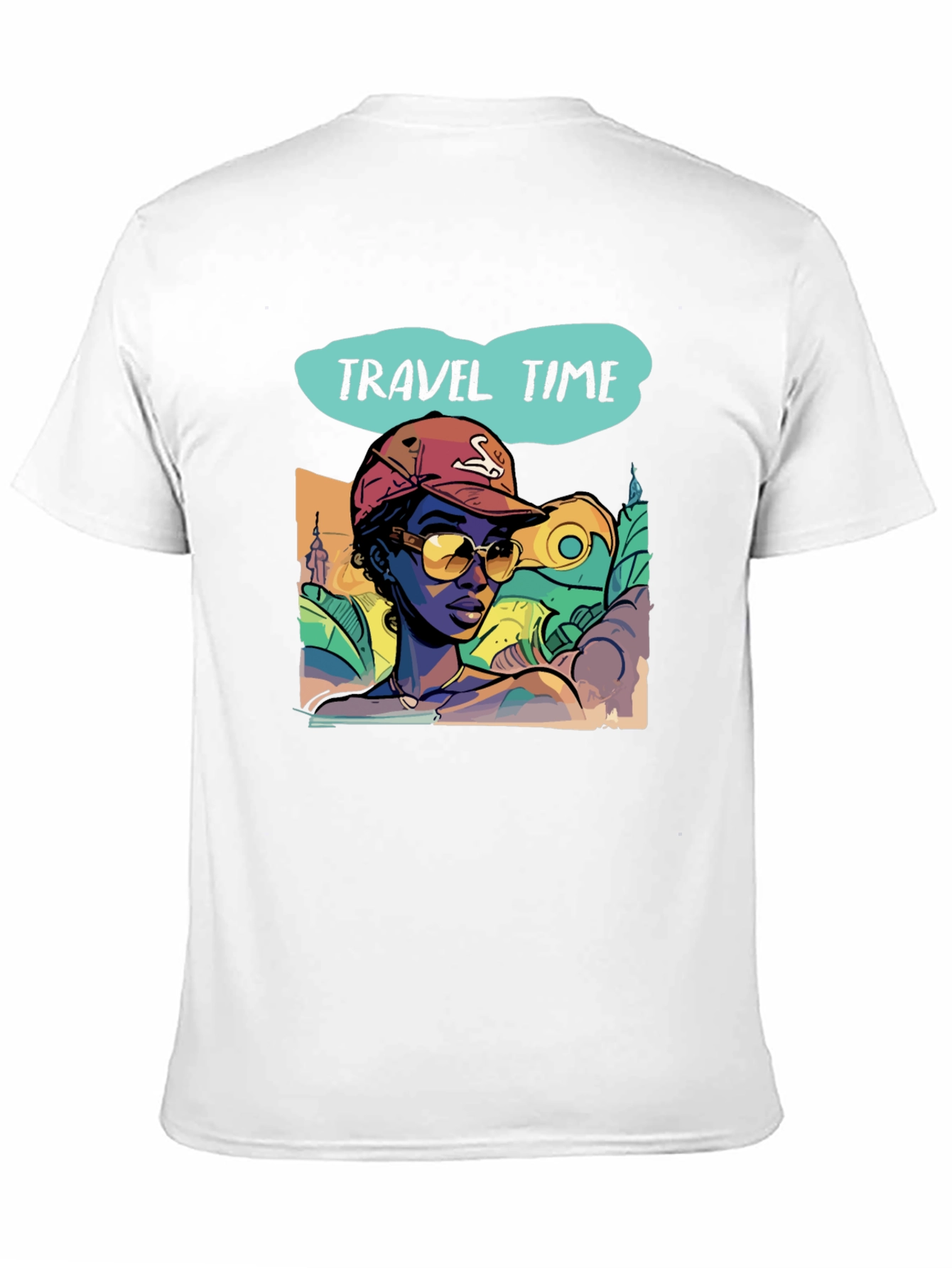 Travel Time Graphic Tee - Stylish Vacation Vibes T-Shirt
