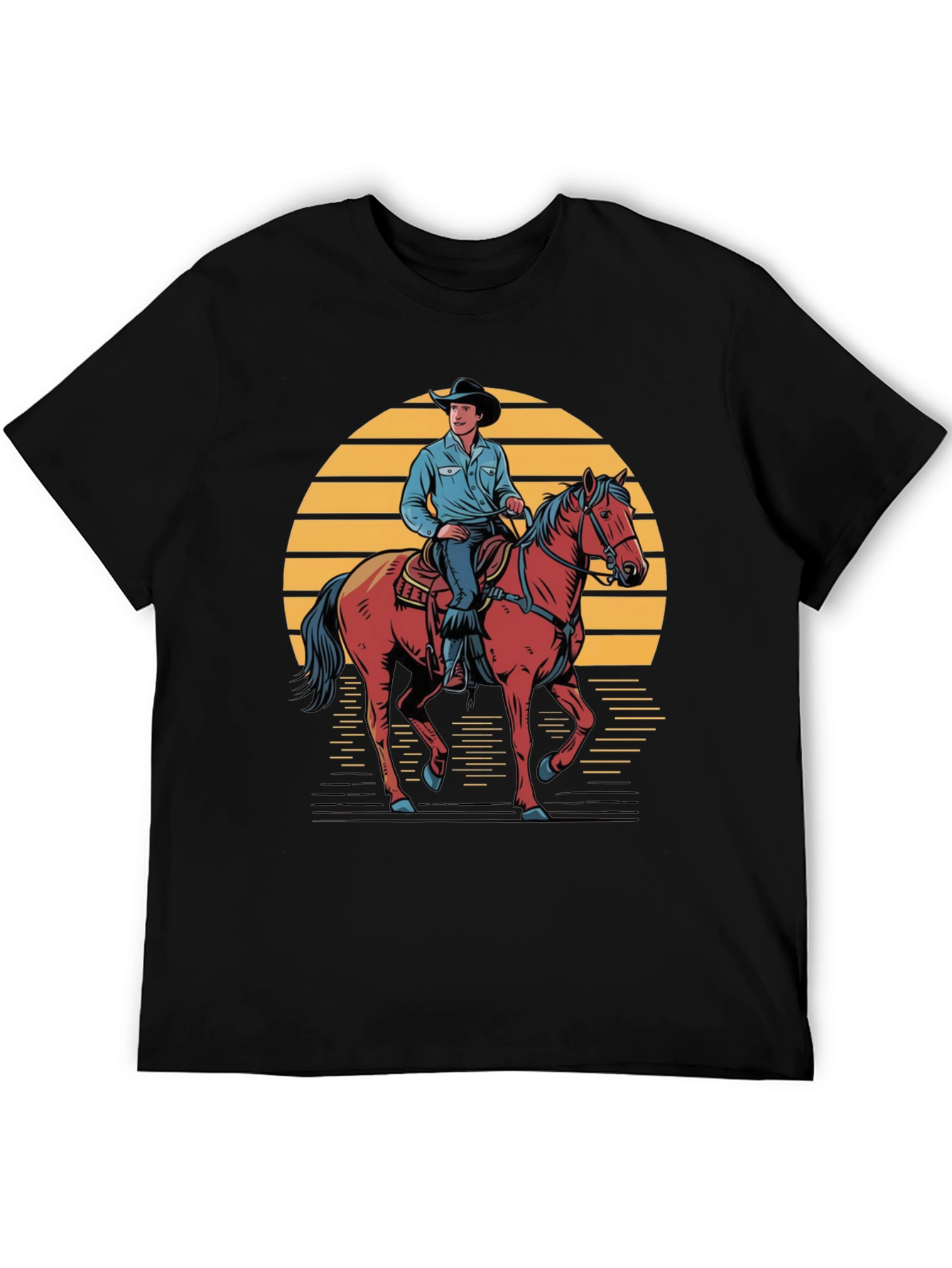 Cowboy Sunset Graphic Tee