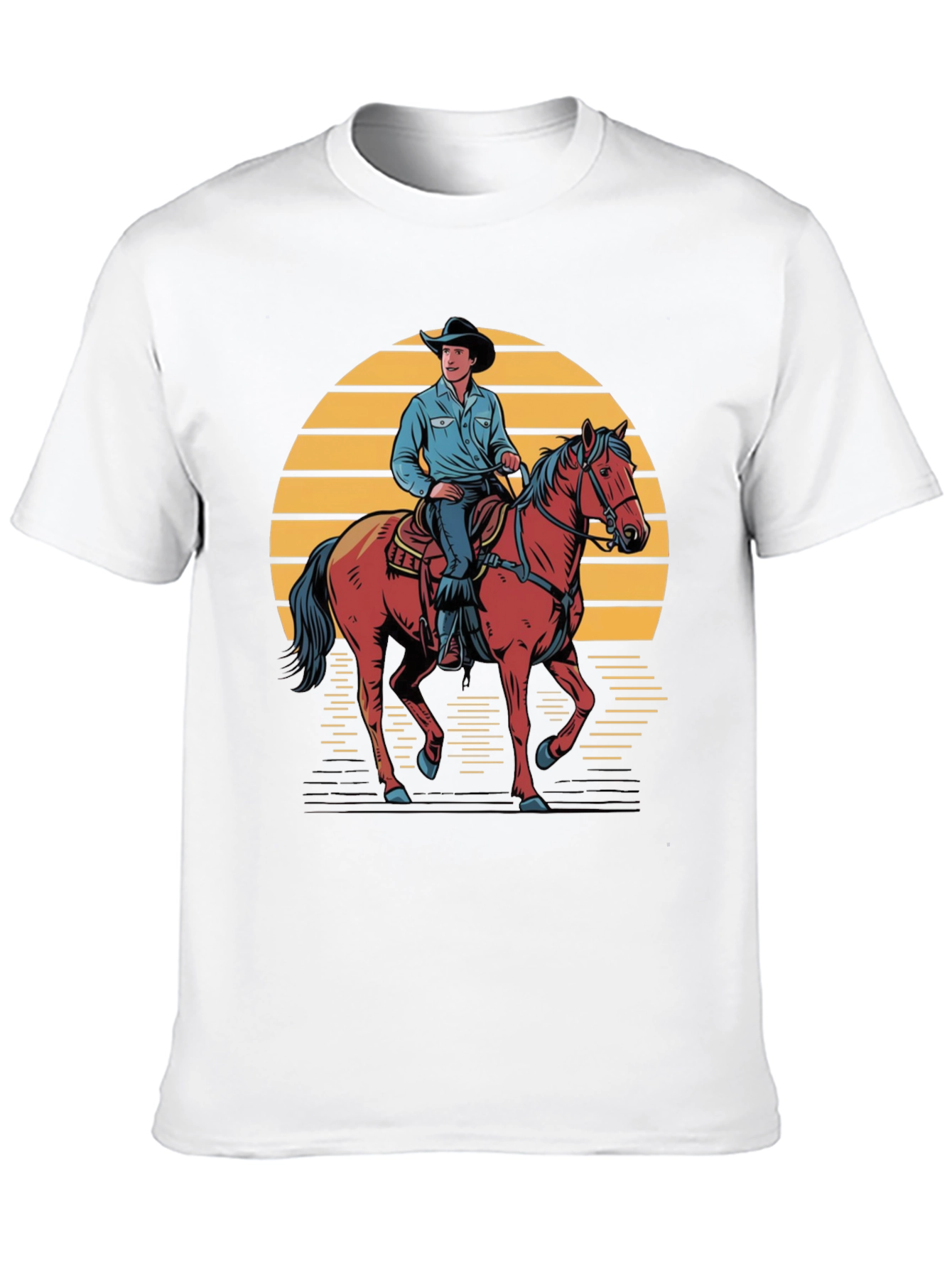 Cowboy Sunset Graphic Tee