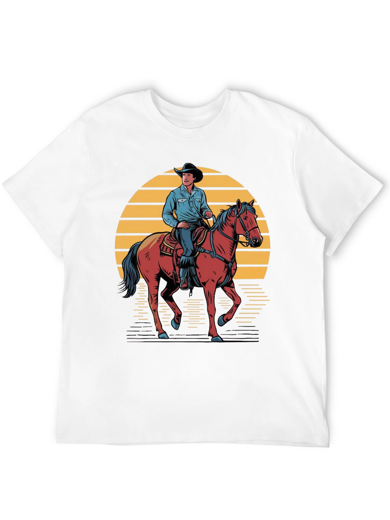 Cowboy Sunset Graphic Tee