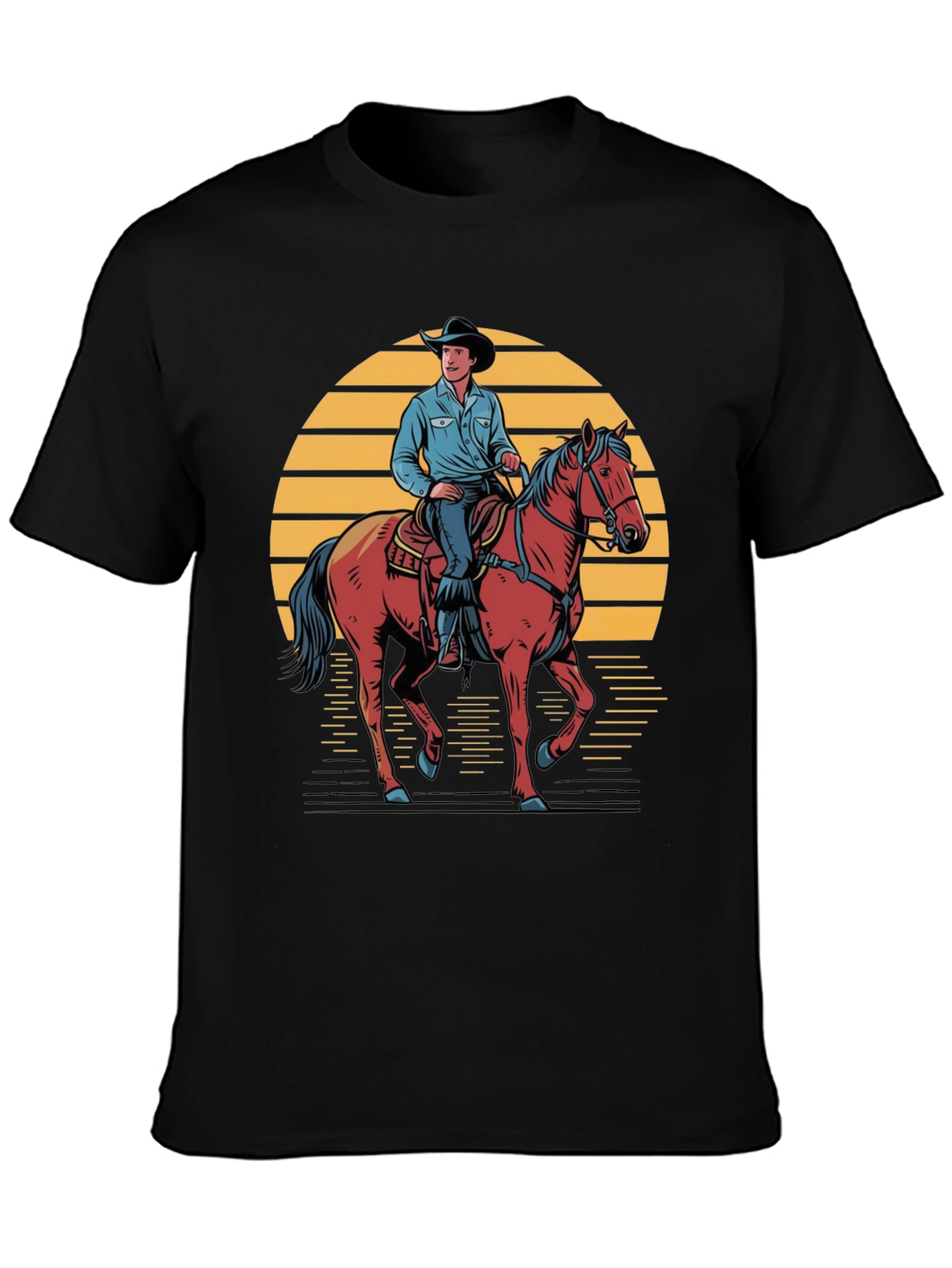 Cowboy Sunset Graphic Tee