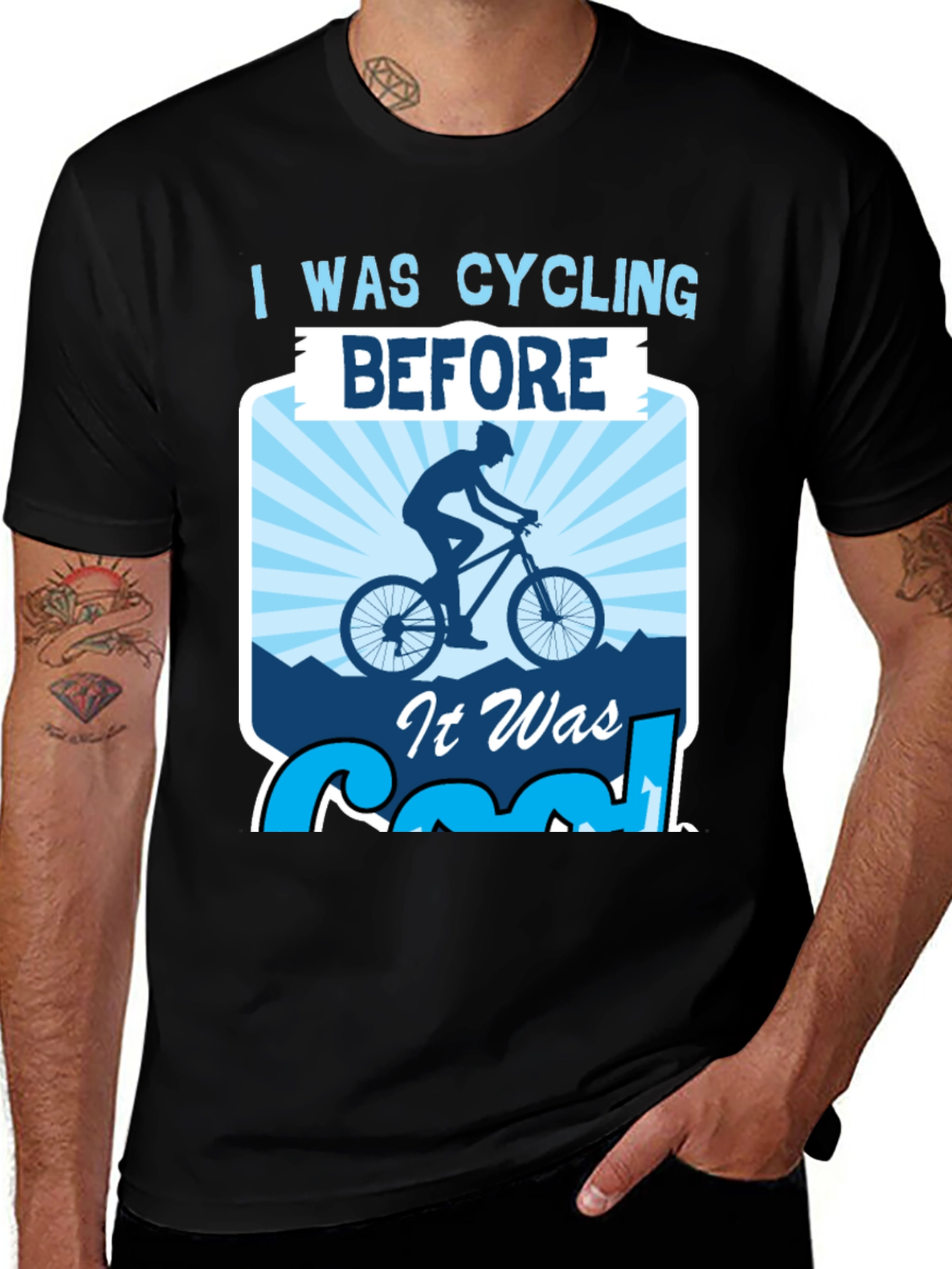 I Was Cycling Before It Was Cool T-Shirt