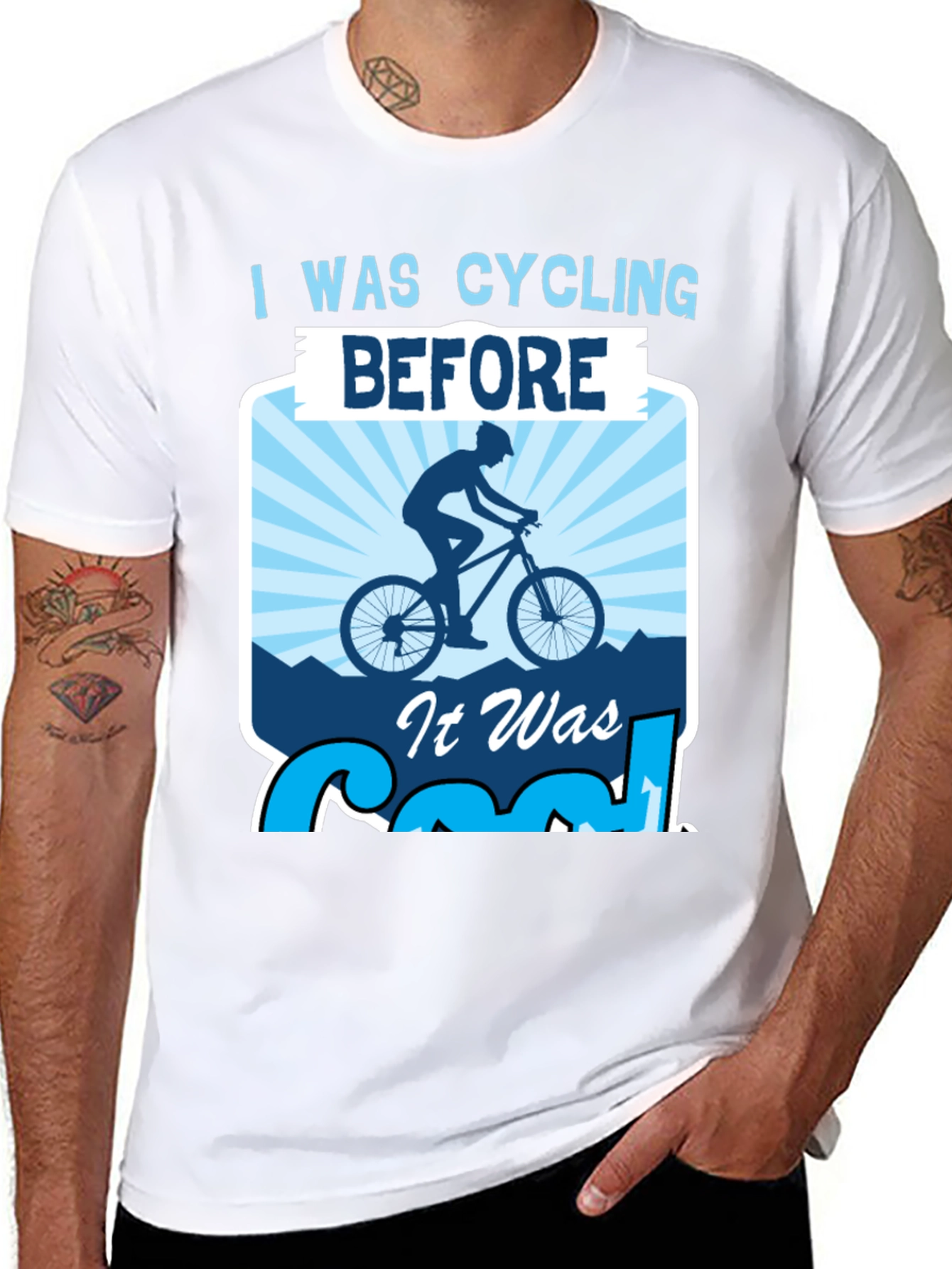 I Was Cycling Before It Was Cool T-Shirt