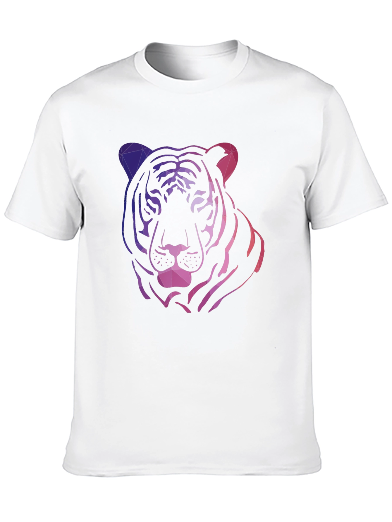 Geometric Tiger Graphic Tee - Cool & Modern Design