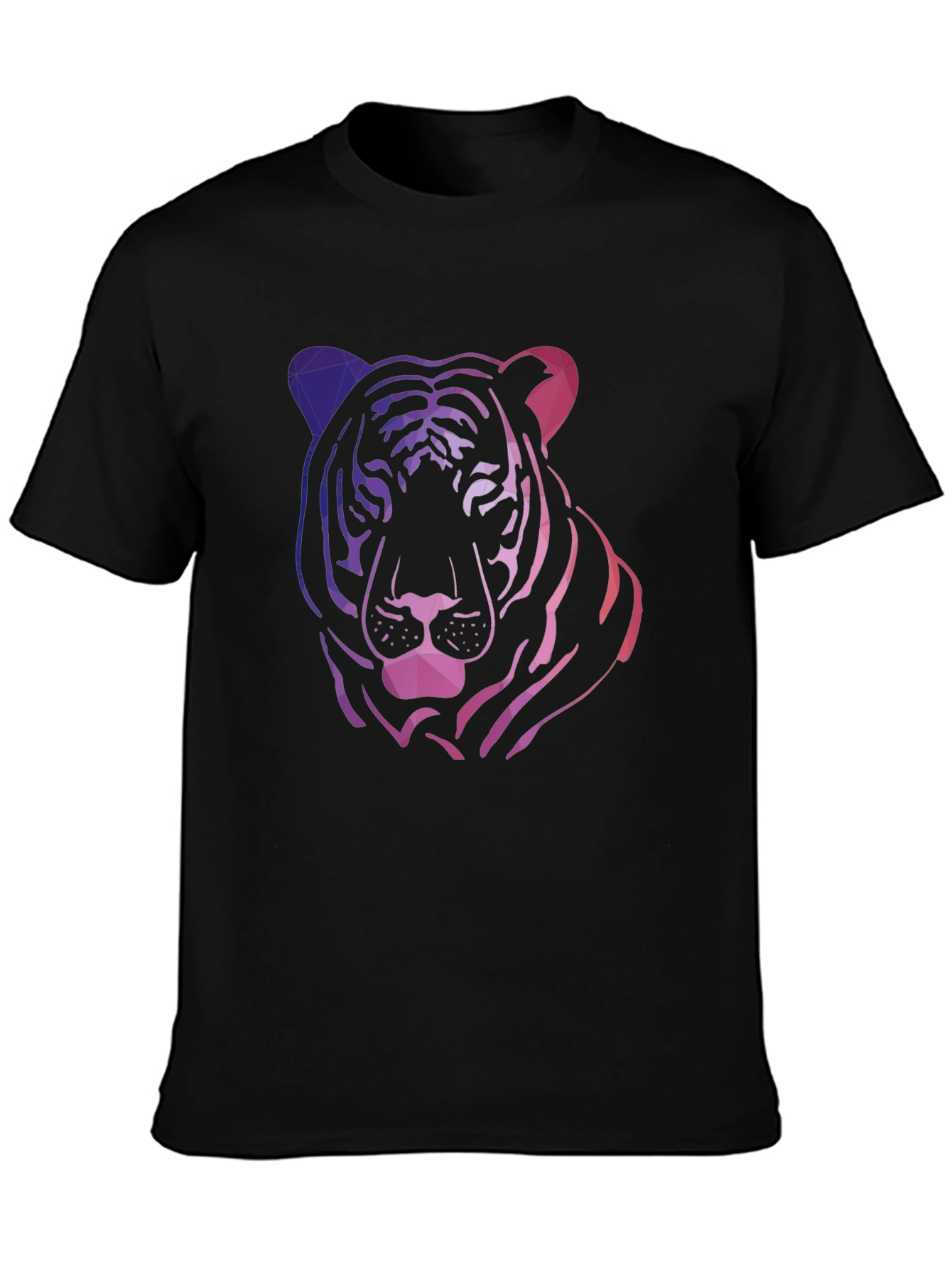 Geometric Tiger Graphic Tee - Cool & Modern Design