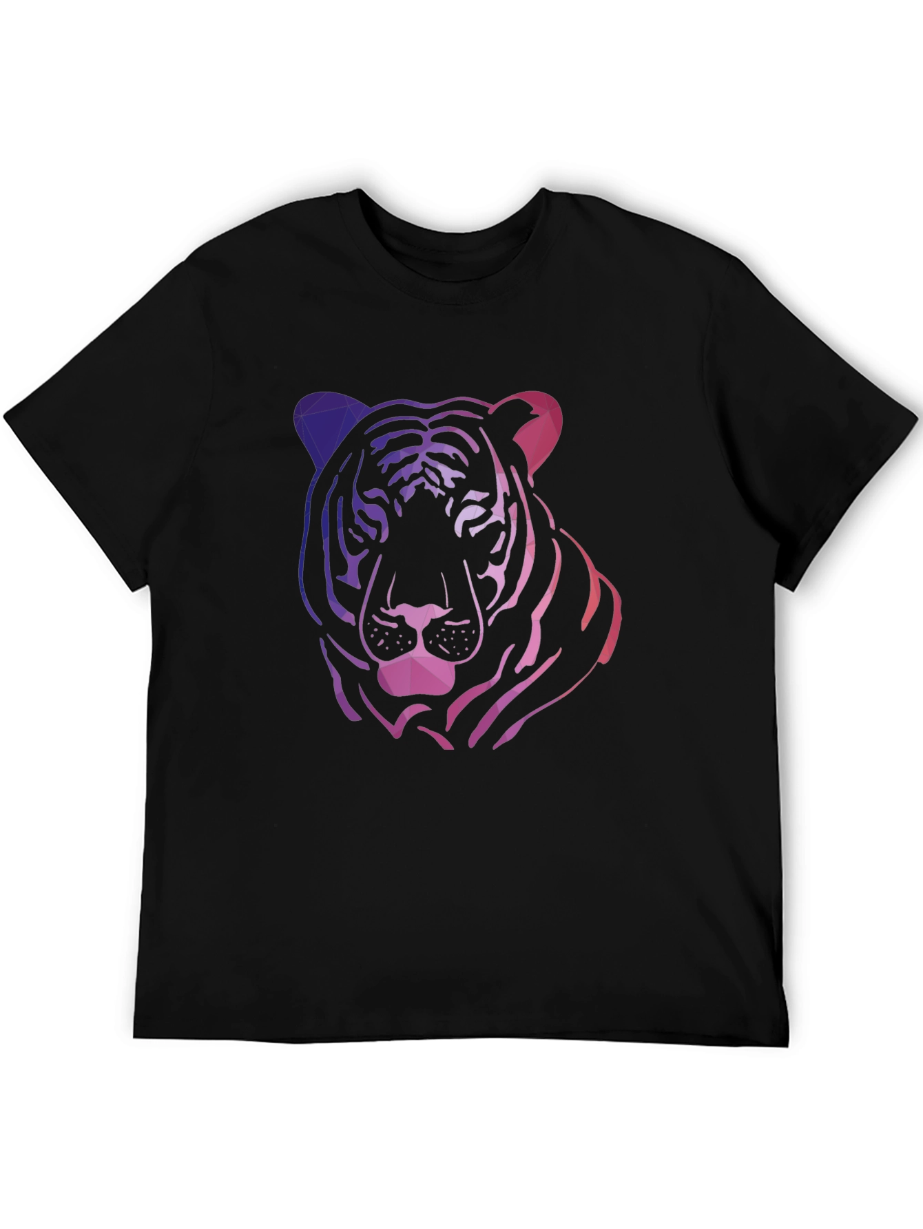 Geometric Tiger Graphic Tee - Cool & Modern Design