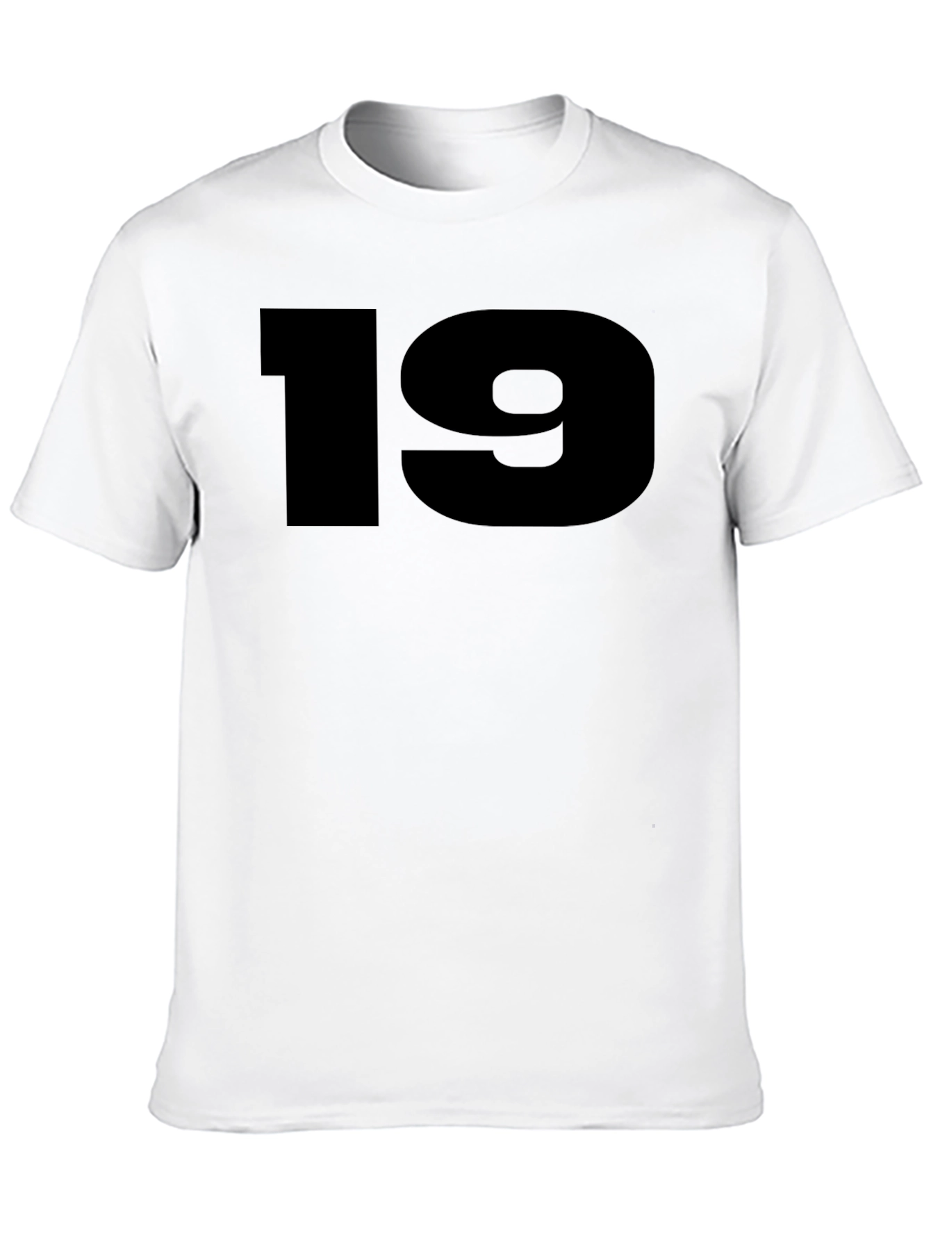 Bold 19 Graphic Tee - Classic Black T-Shirt