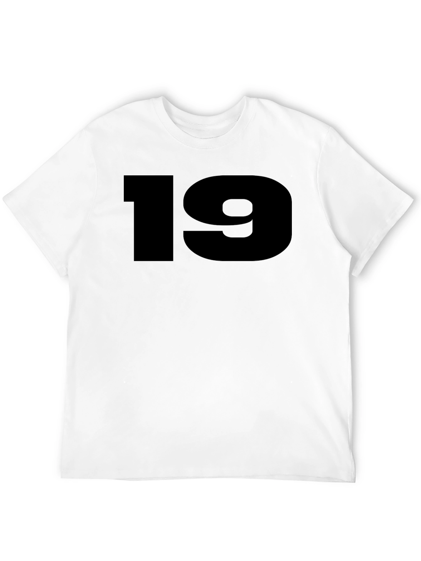 Bold 19 Graphic Tee - Classic Black T-Shirt