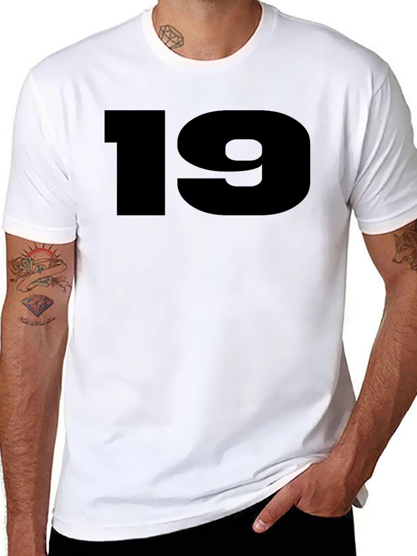 Bold 19 Graphic Tee - Classic Black T-Shirt