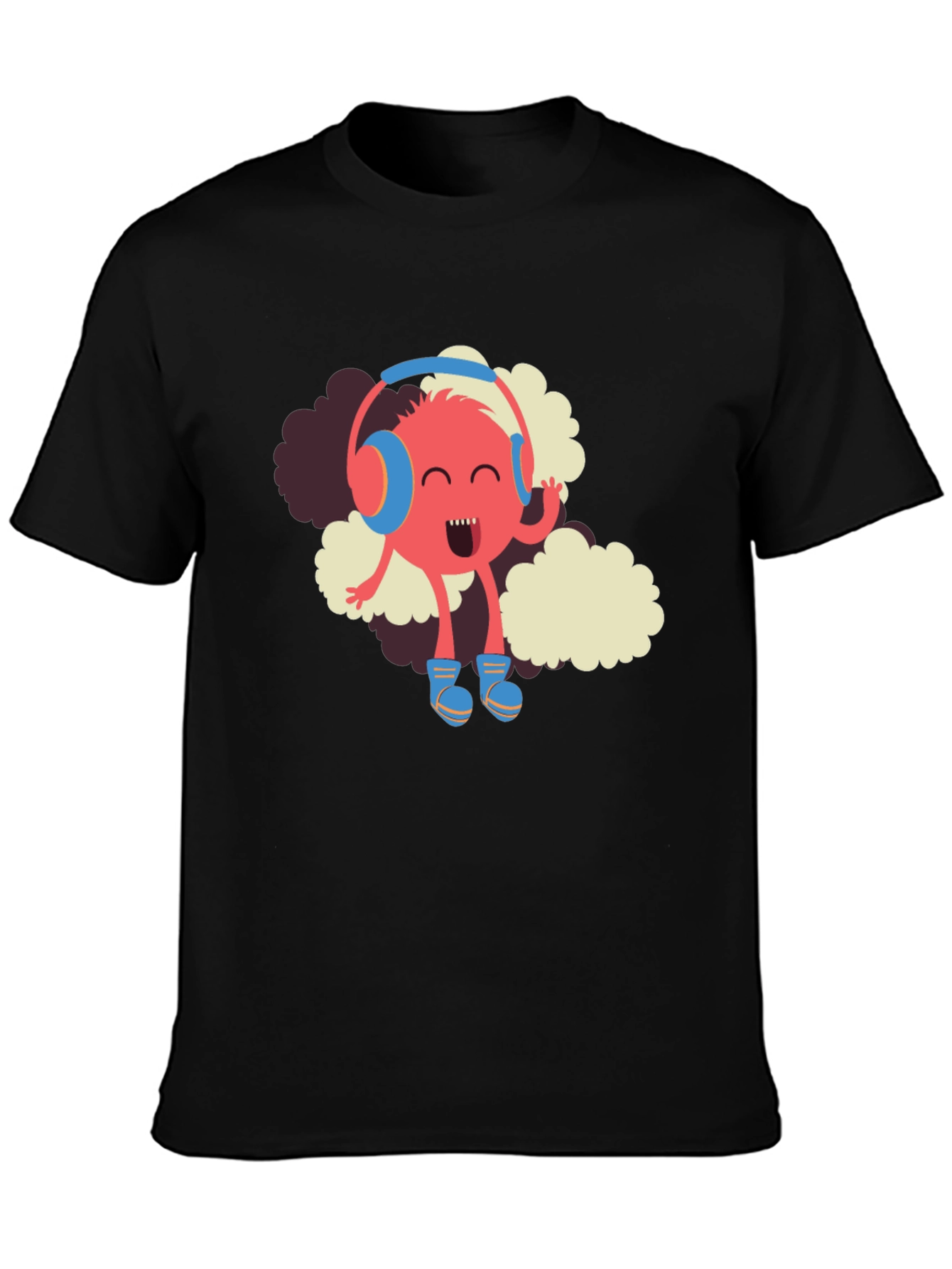 Funky Beats T-Shirt - Music Loving Monster Tee