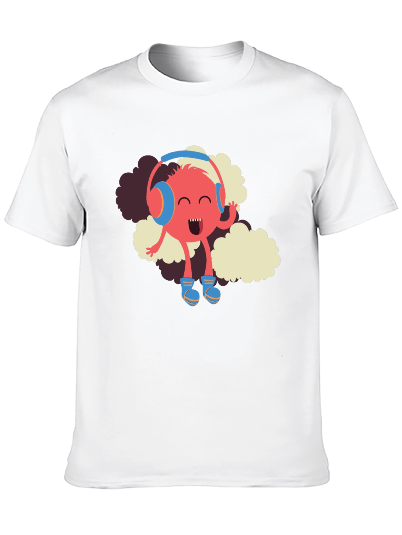 Funky Beats T-Shirt - Music Loving Monster Tee
