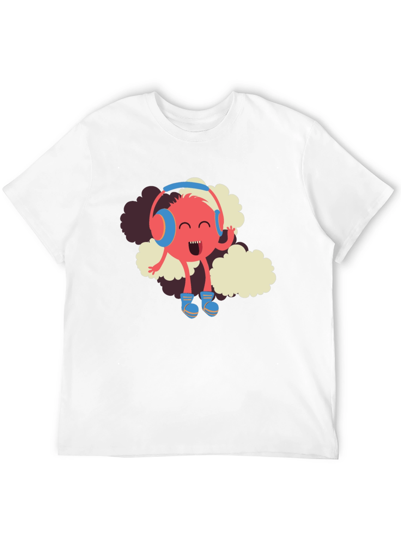 Funky Beats T-Shirt - Music Loving Monster Tee
