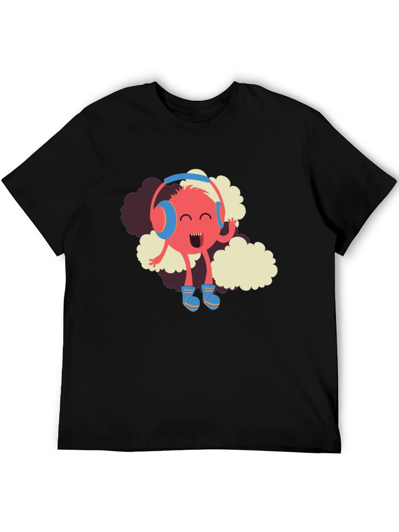 Funky Beats T-Shirt - Music Loving Monster Tee