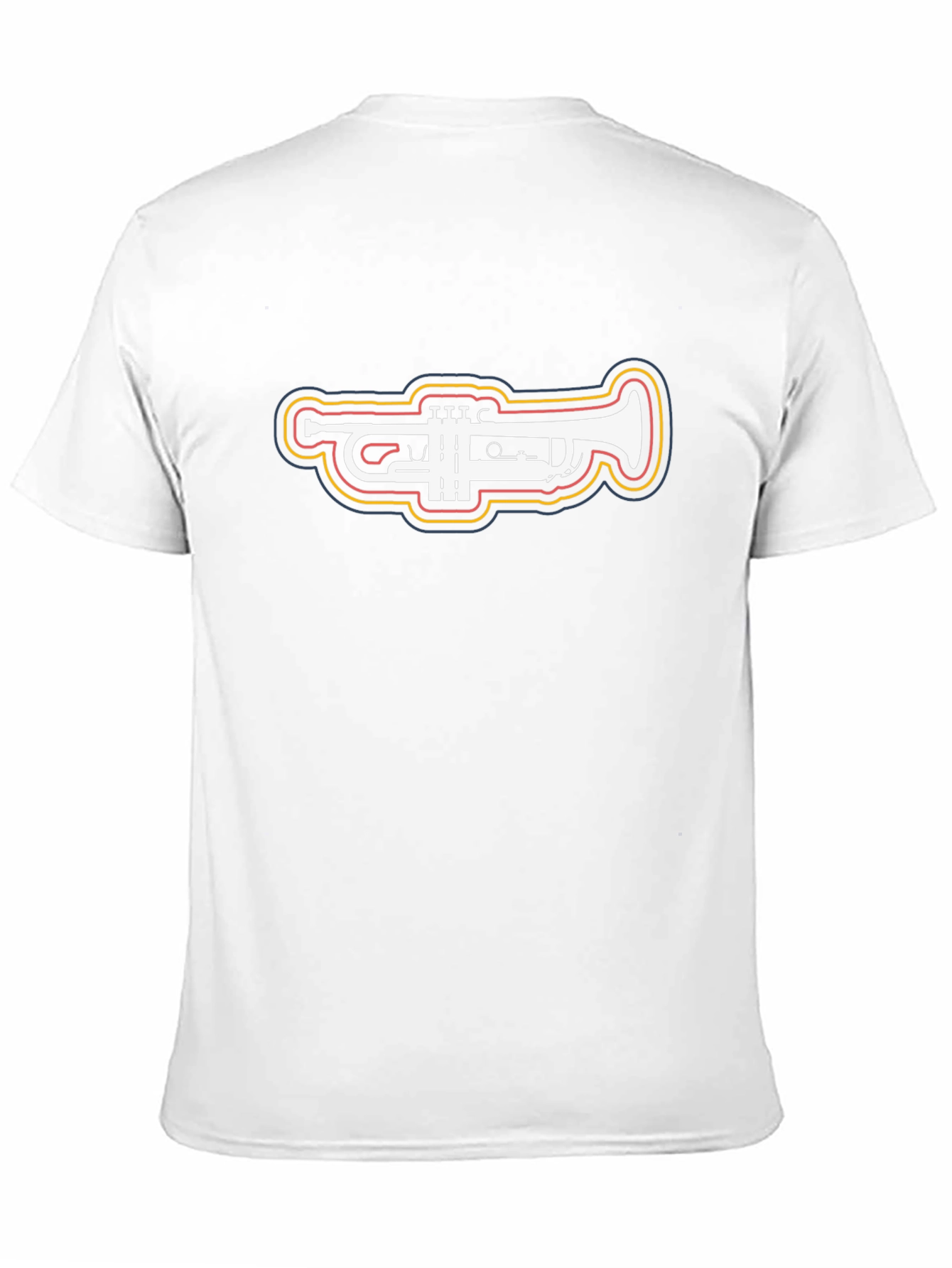 Trumpet Graphic Tee - Stylish Musical Instrument Shirt