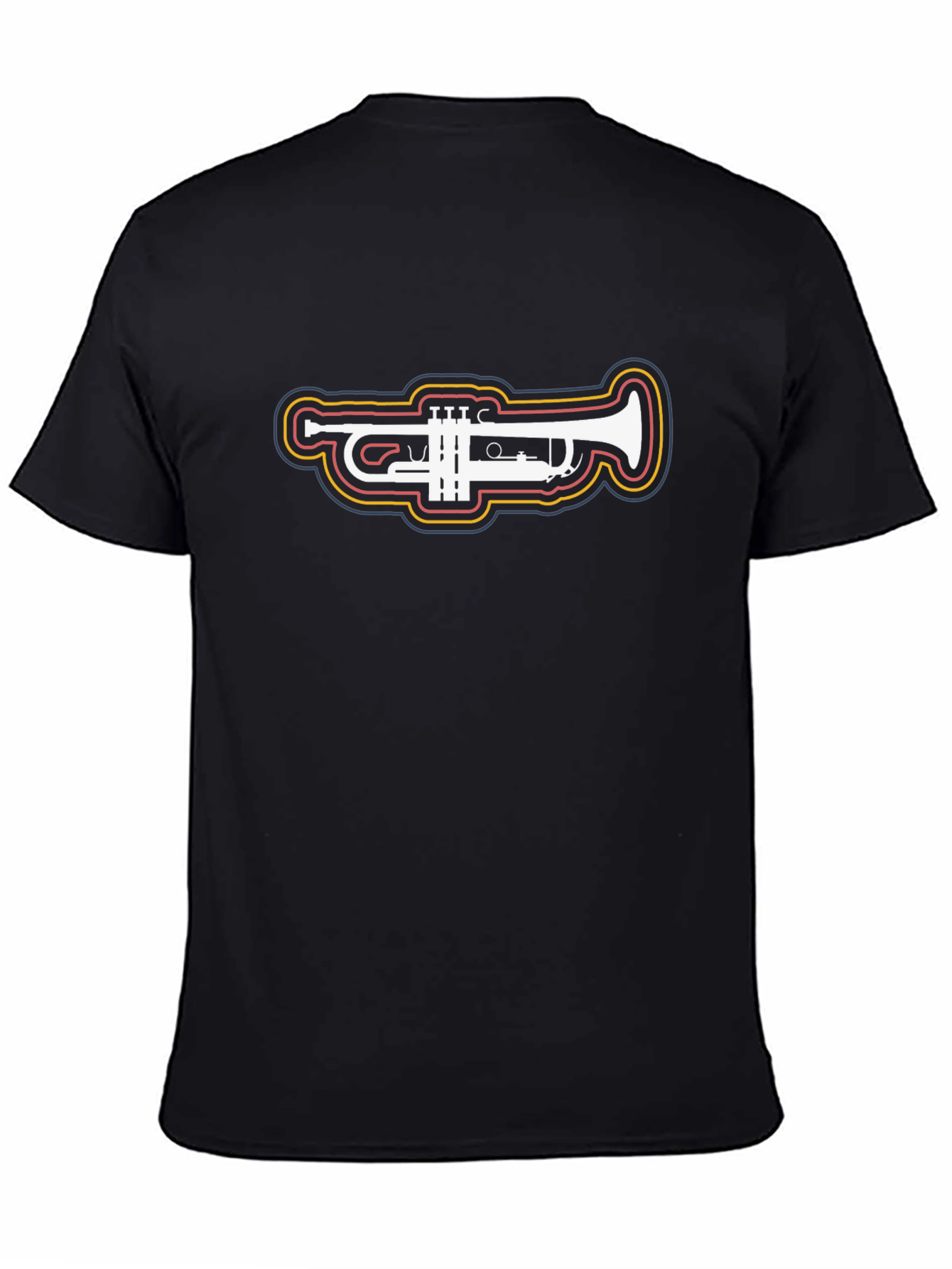 Trumpet Graphic Tee - Stylish Musical Instrument Shirt