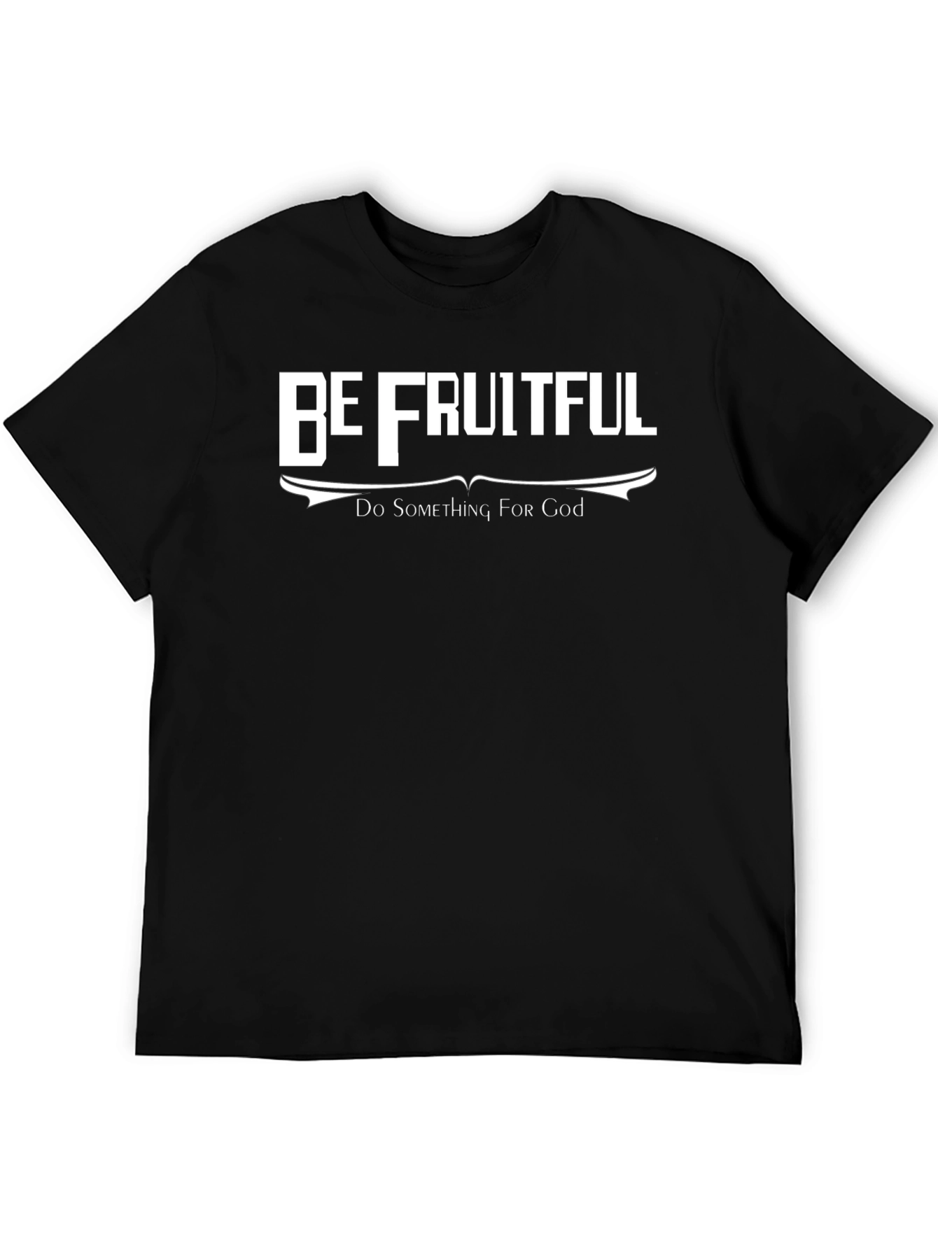 Be Fruitful Christian T-Shirt - Black