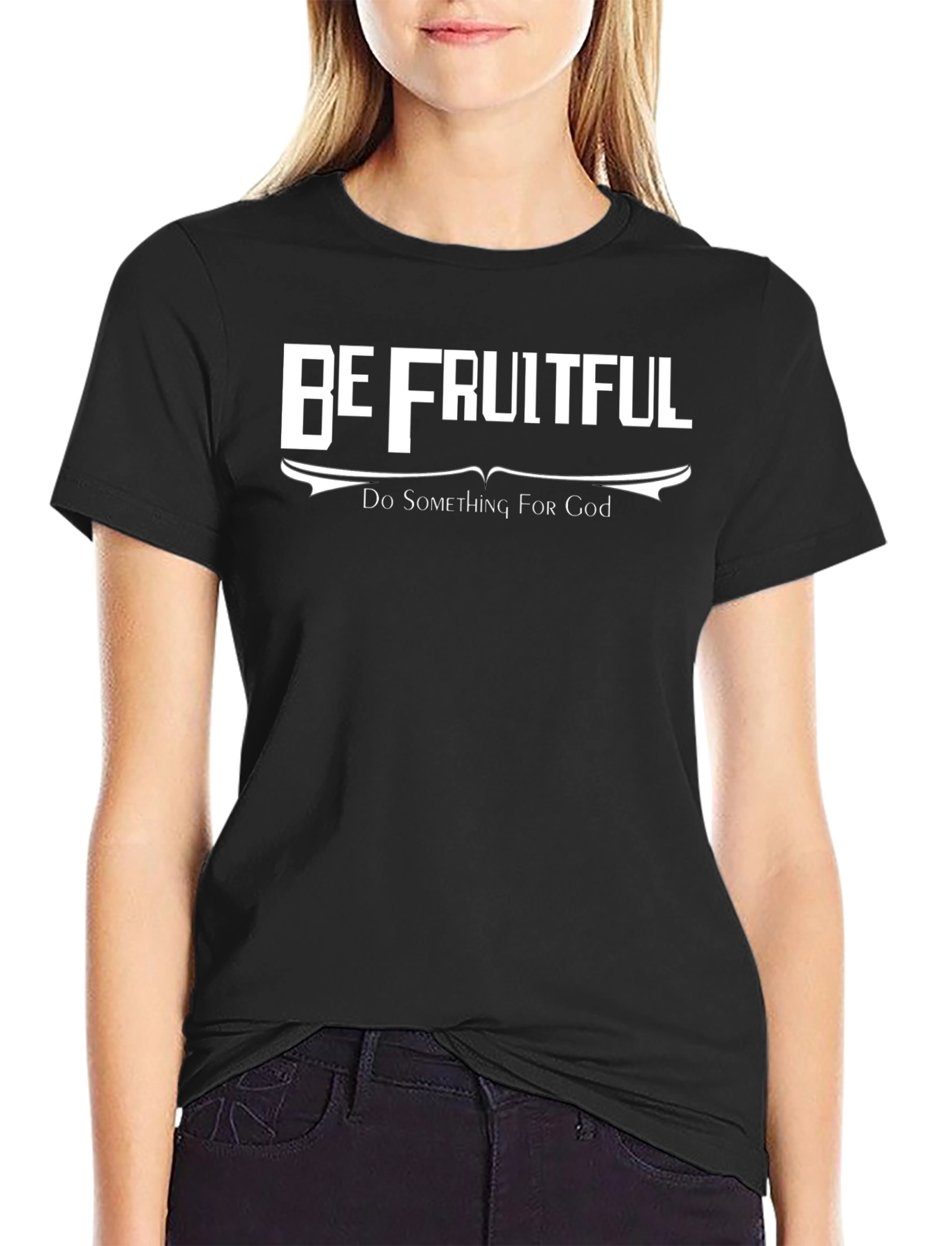 Be Fruitful Christian T-Shirt - Black