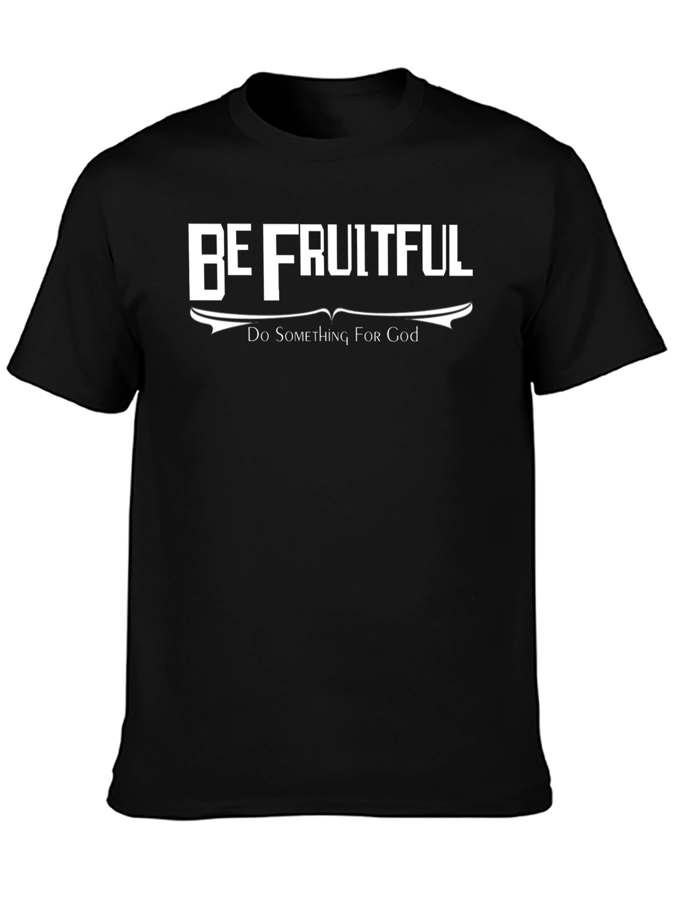 Be Fruitful Christian T-Shirt - Black