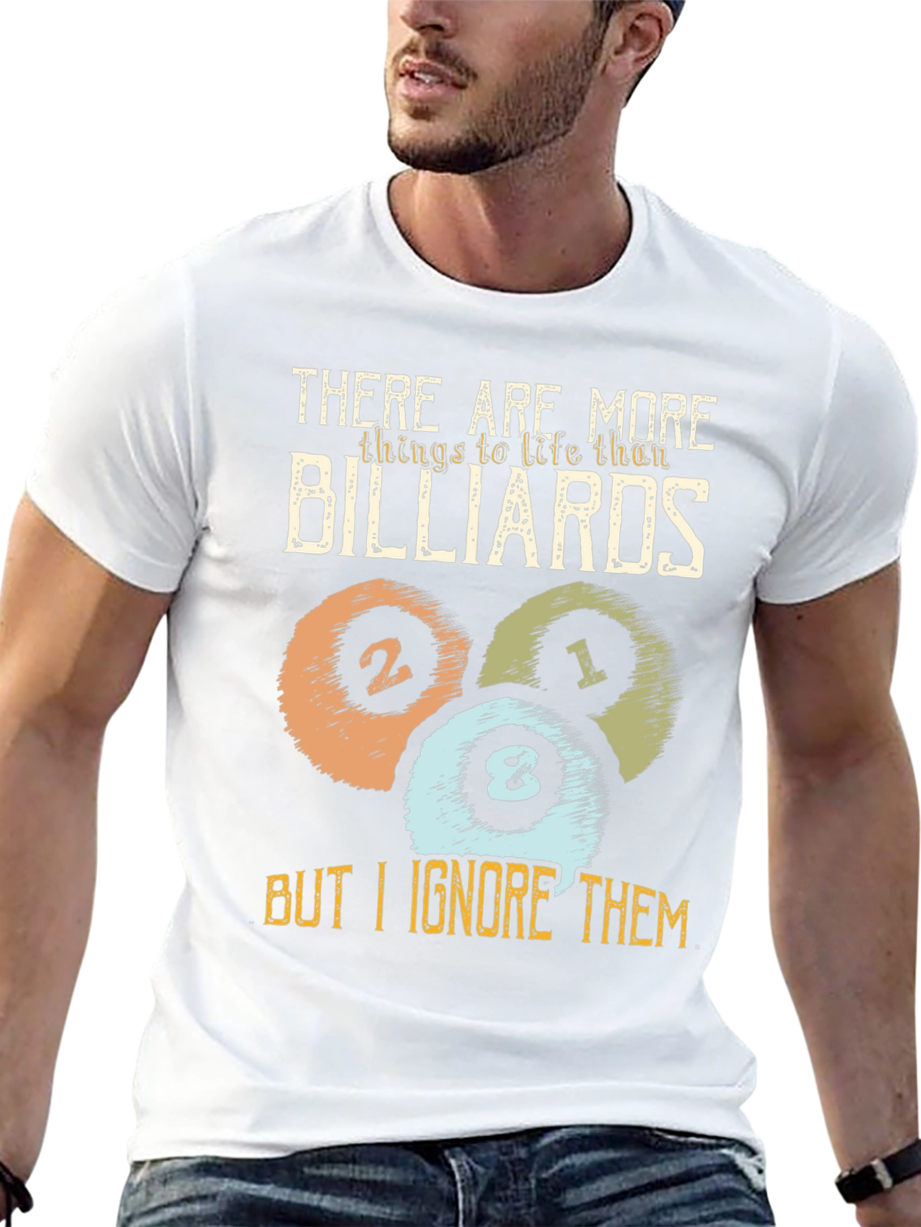 Billiards T-Shirt - Funny Pool Player Tee