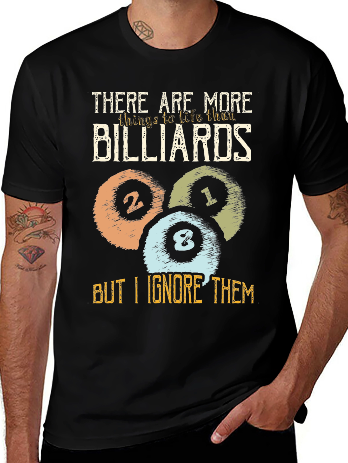 Billiards T-Shirt - Funny Pool Player Tee