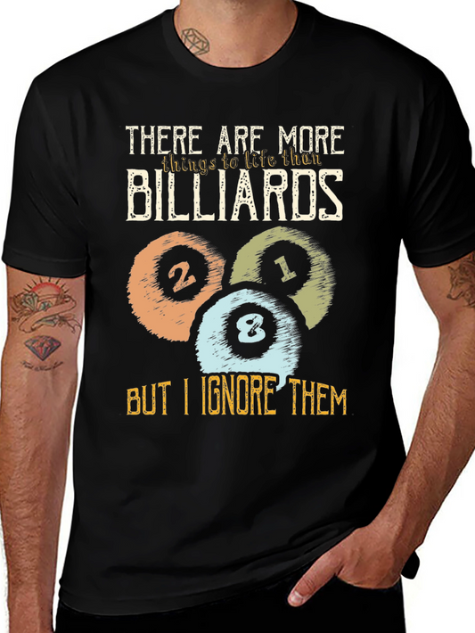 Billiards T-Shirt - Funny Pool Player Tee