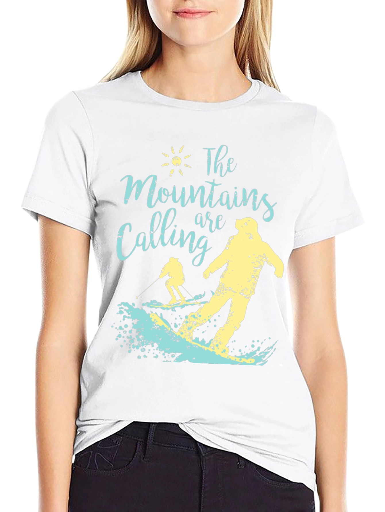 Mountains Are Calling Ski T-Shirt