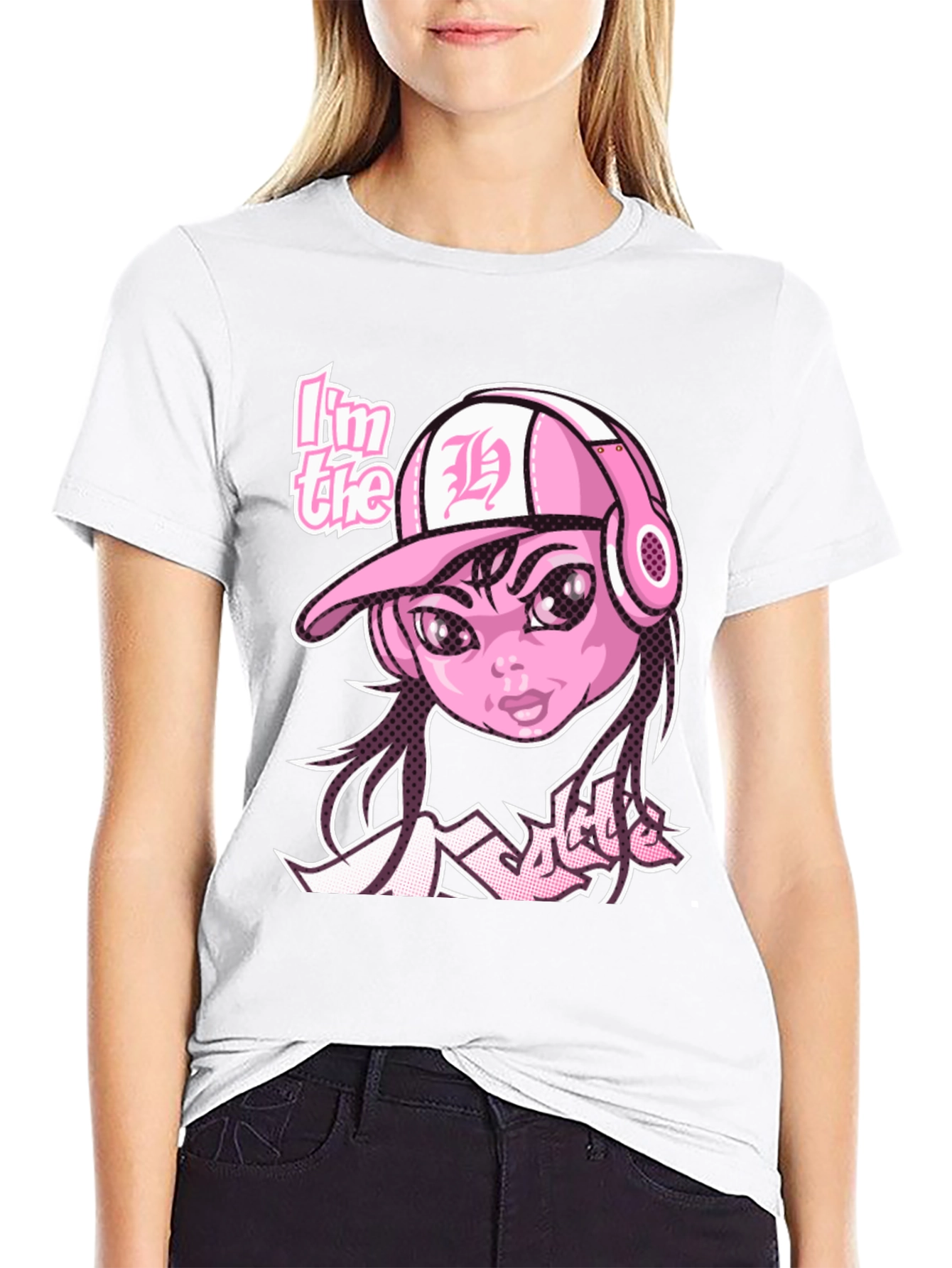 Im the H Pink Graphic Tee