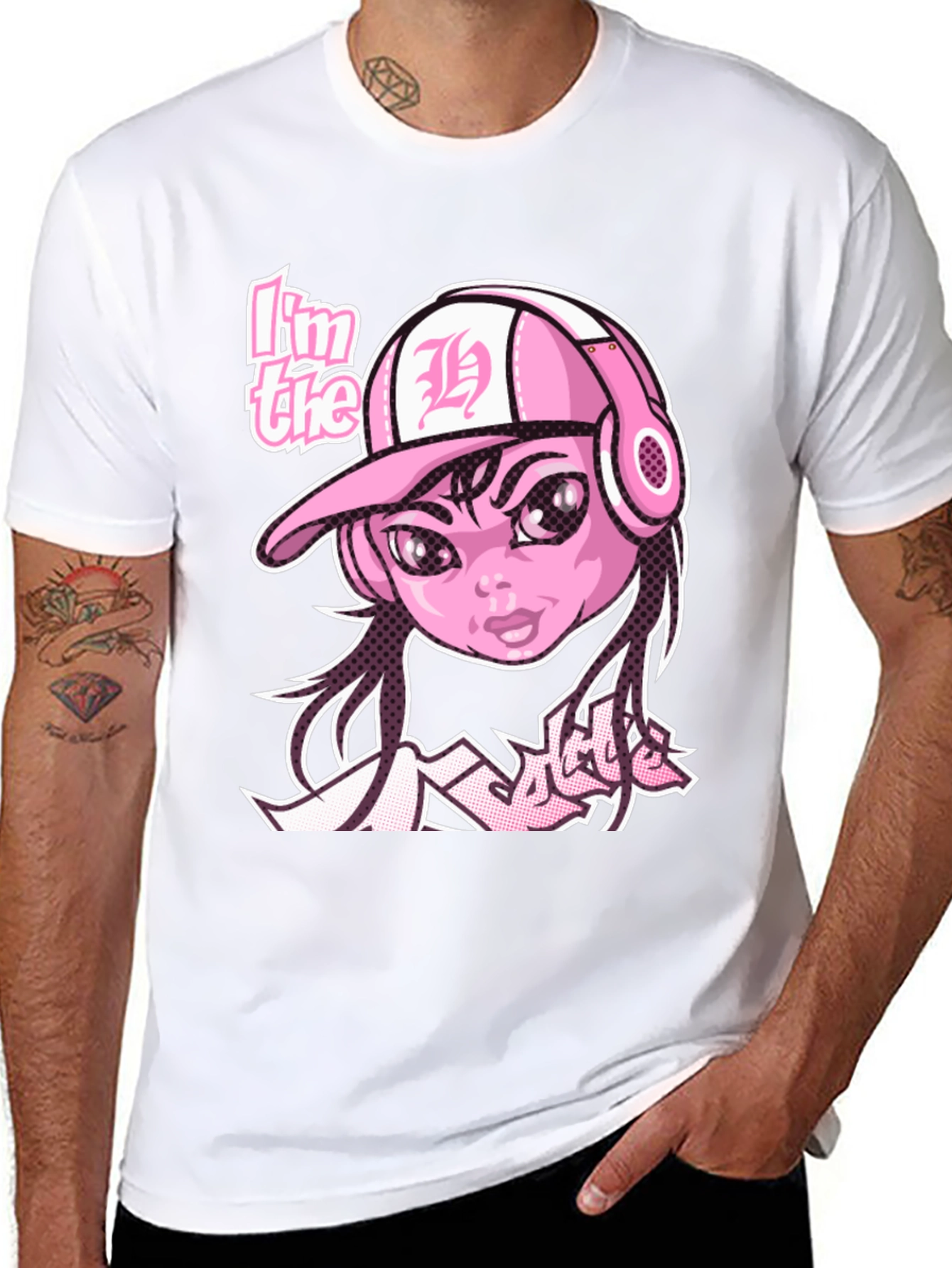 Im the H Pink Graphic Tee