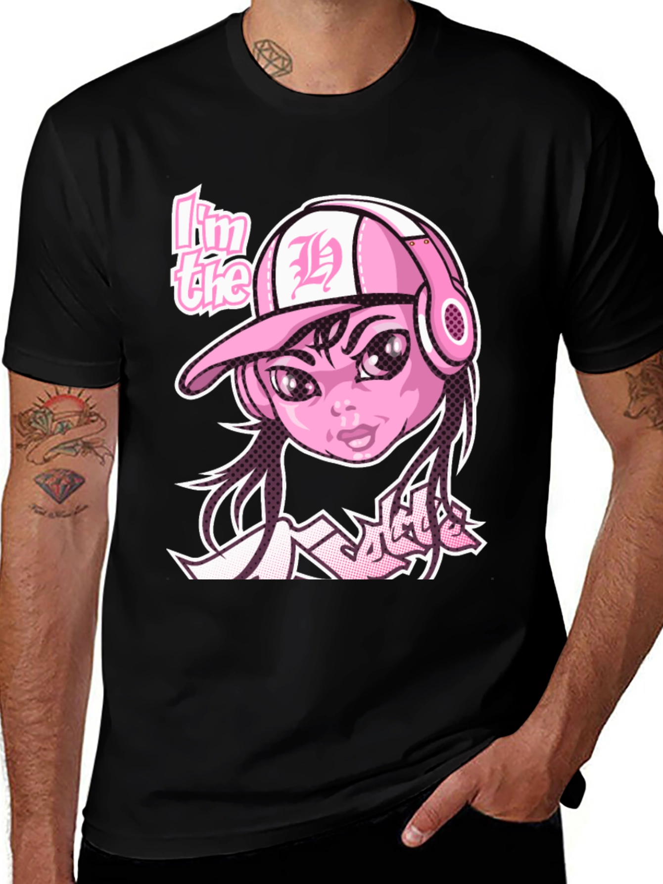 Im the H Pink Graphic Tee