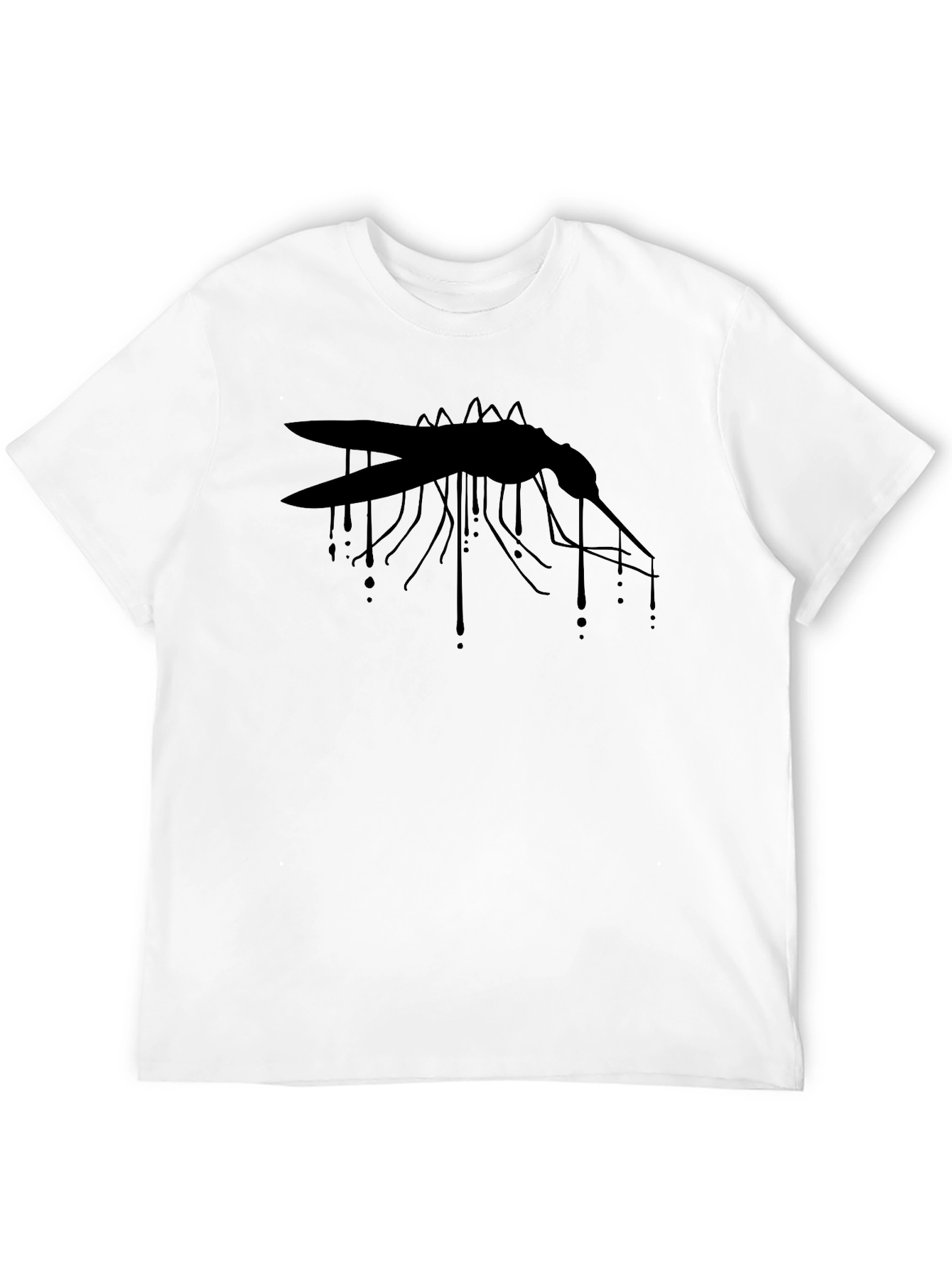 Mens Black Mosquito Graphic Tee