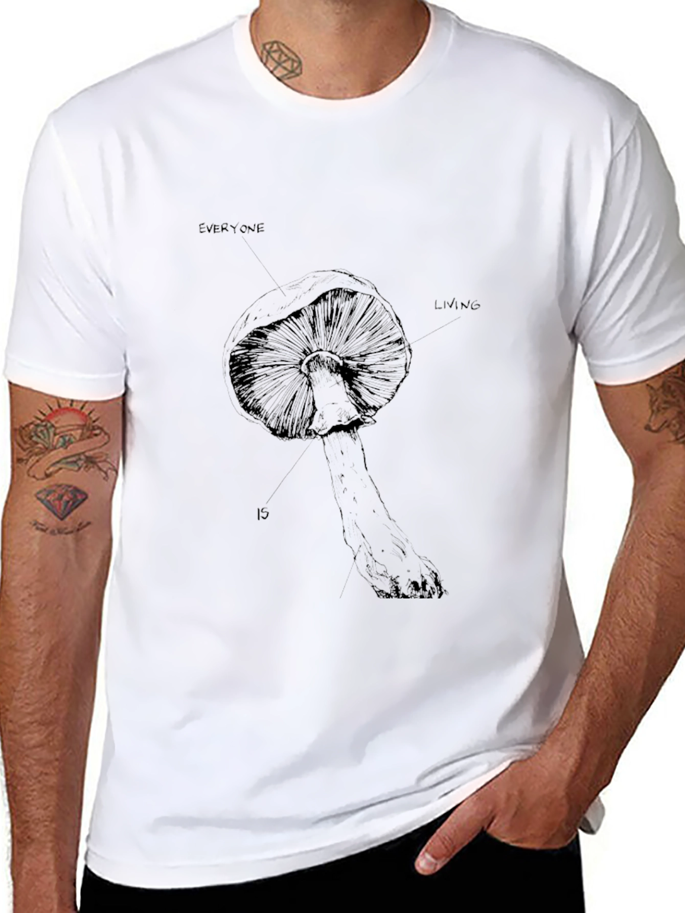Mushroom Graphic Tee - Everyone Living