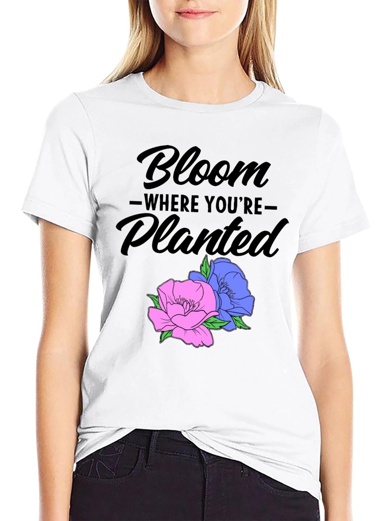 Bloom Where Youre Planted Graphic Tee