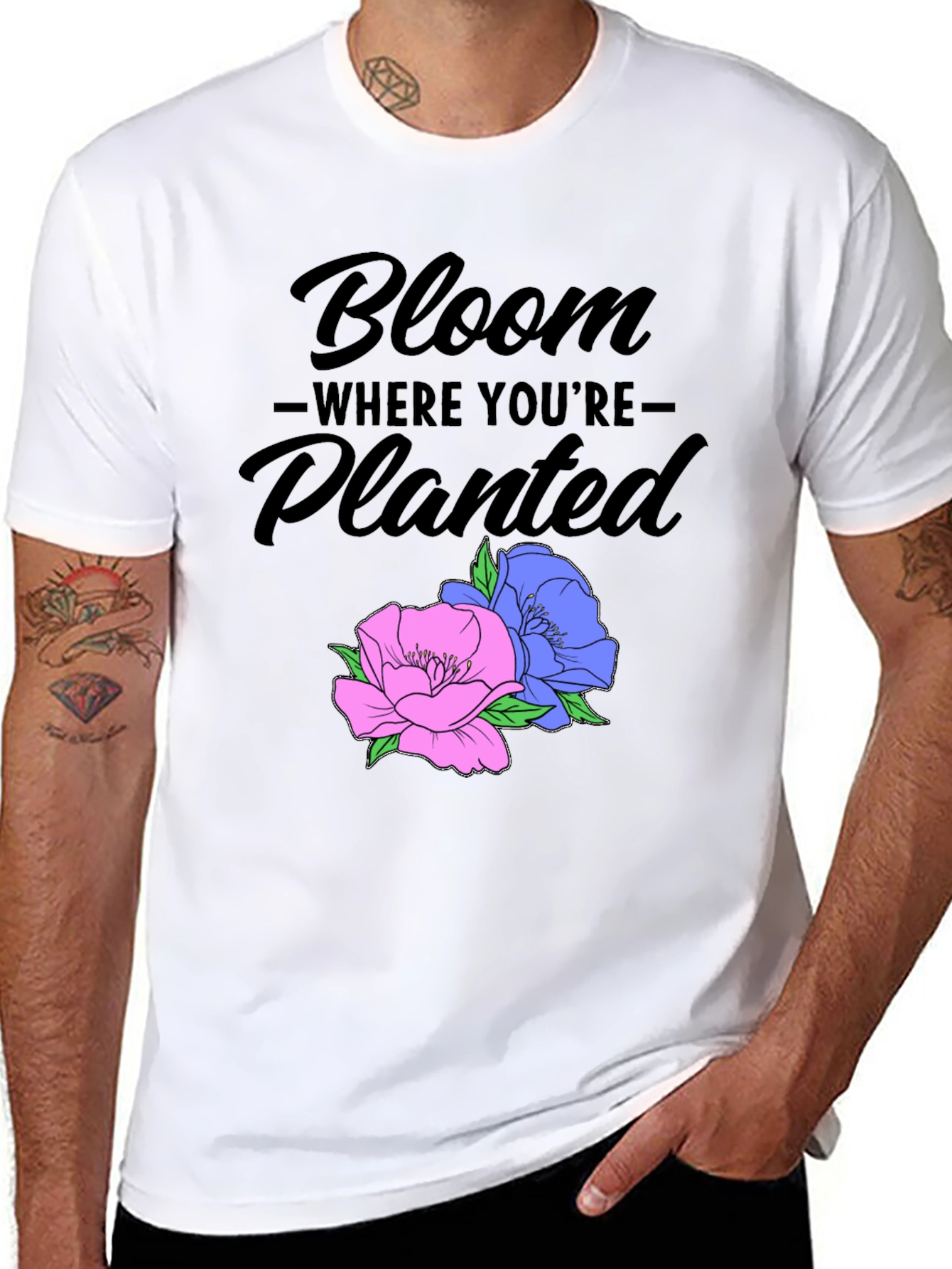 Bloom Where Youre Planted Graphic Tee
